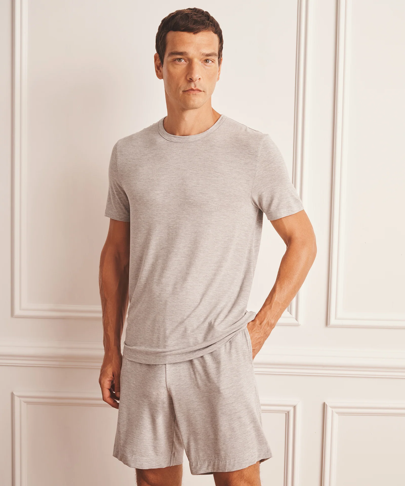 Breathable Short Sleeve Sleep Tee - Image 4
