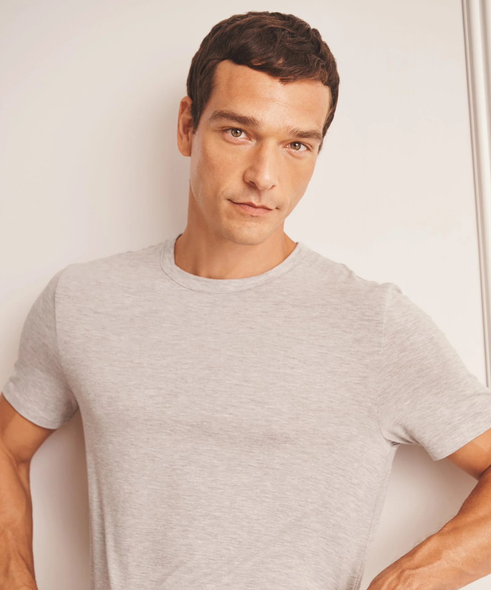 Breathable Short Sleeve Sleep Tee - Image 5