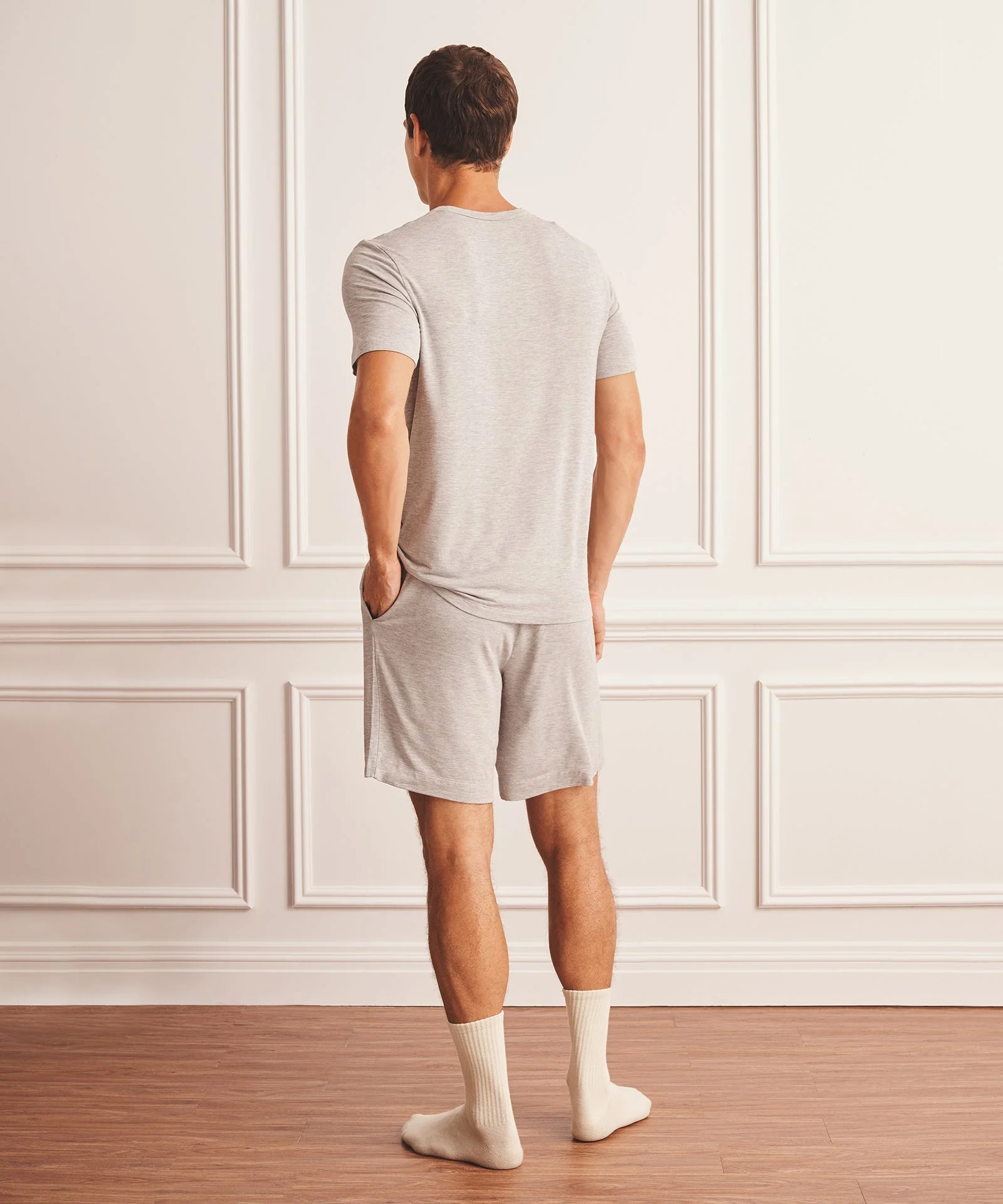 Breathable Short Sleeve Sleep Tee - Image 7