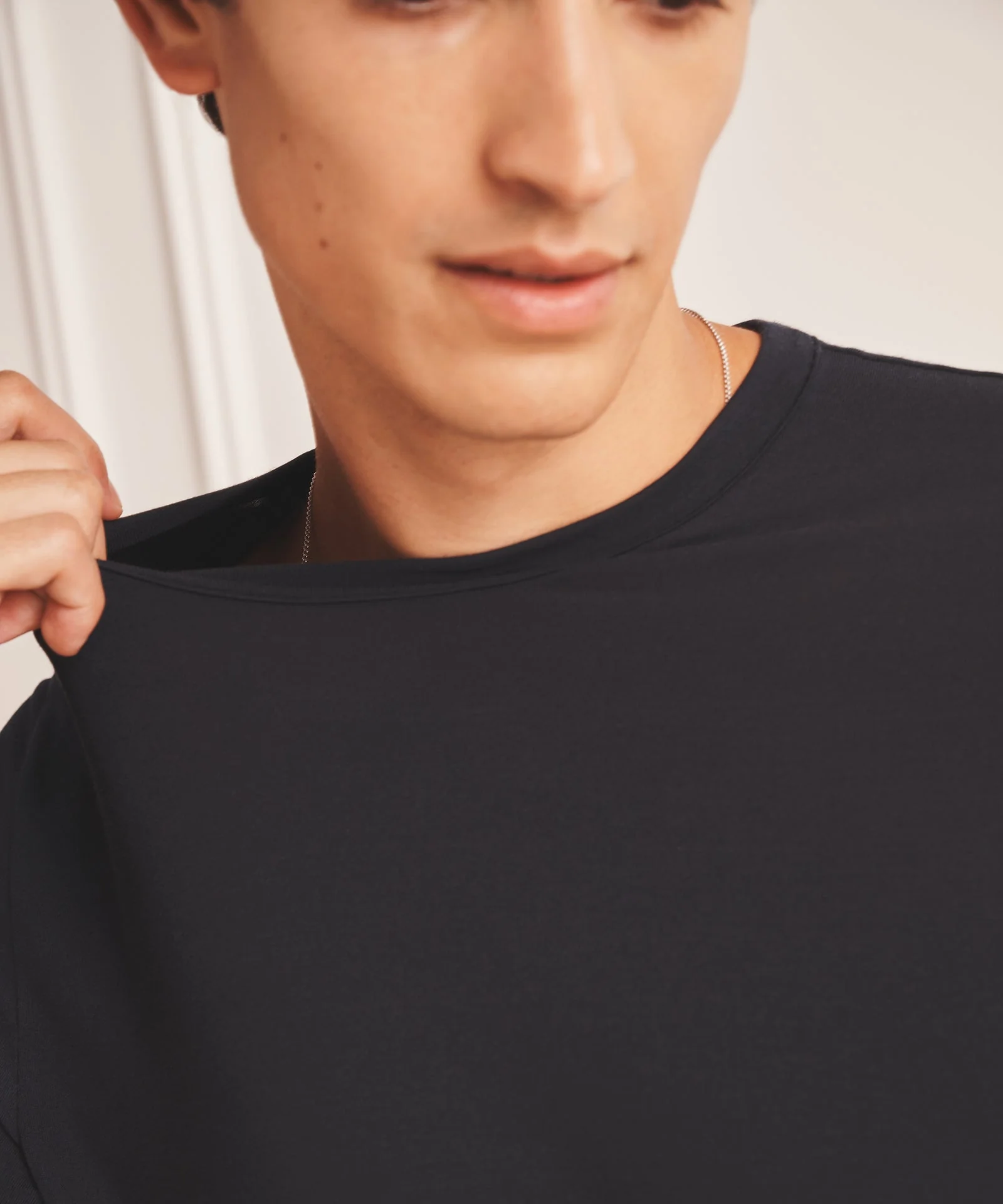 Breathable Short Sleeve Sleep Tee - Image 8