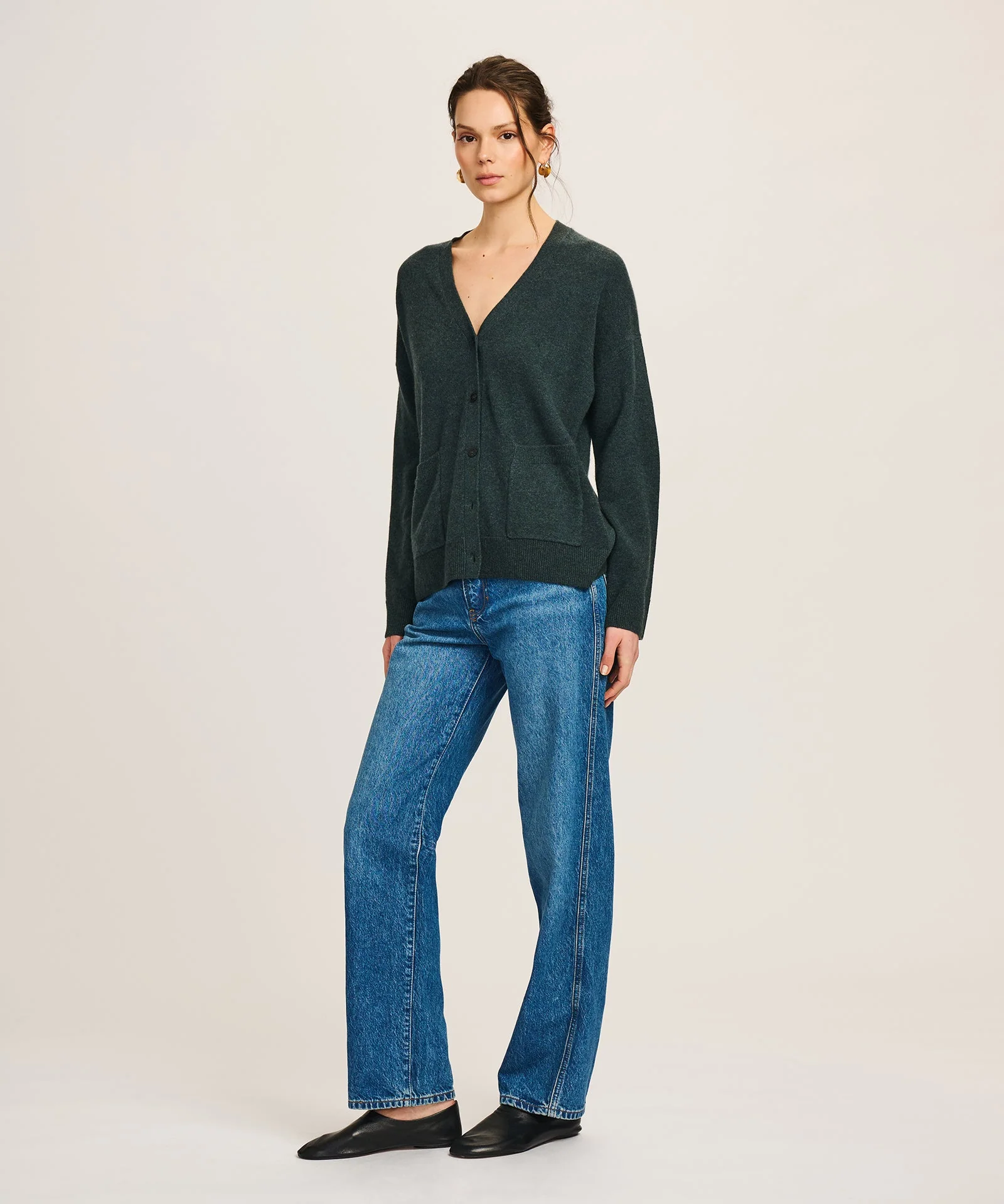 Signature Cashmere Boxy Cardigan - Image 6
