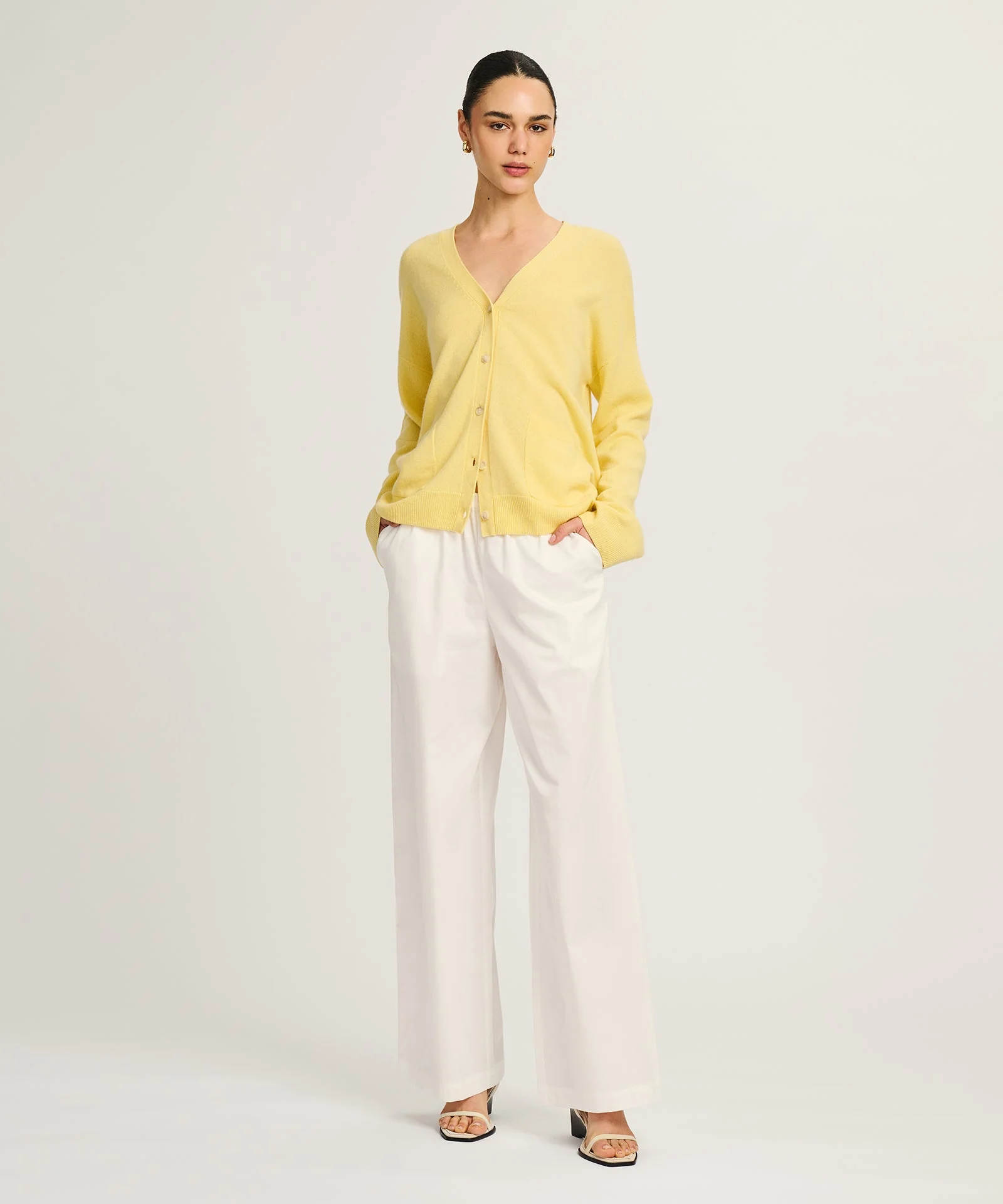 Signature Cashmere Boxy Cardigan - Image 8