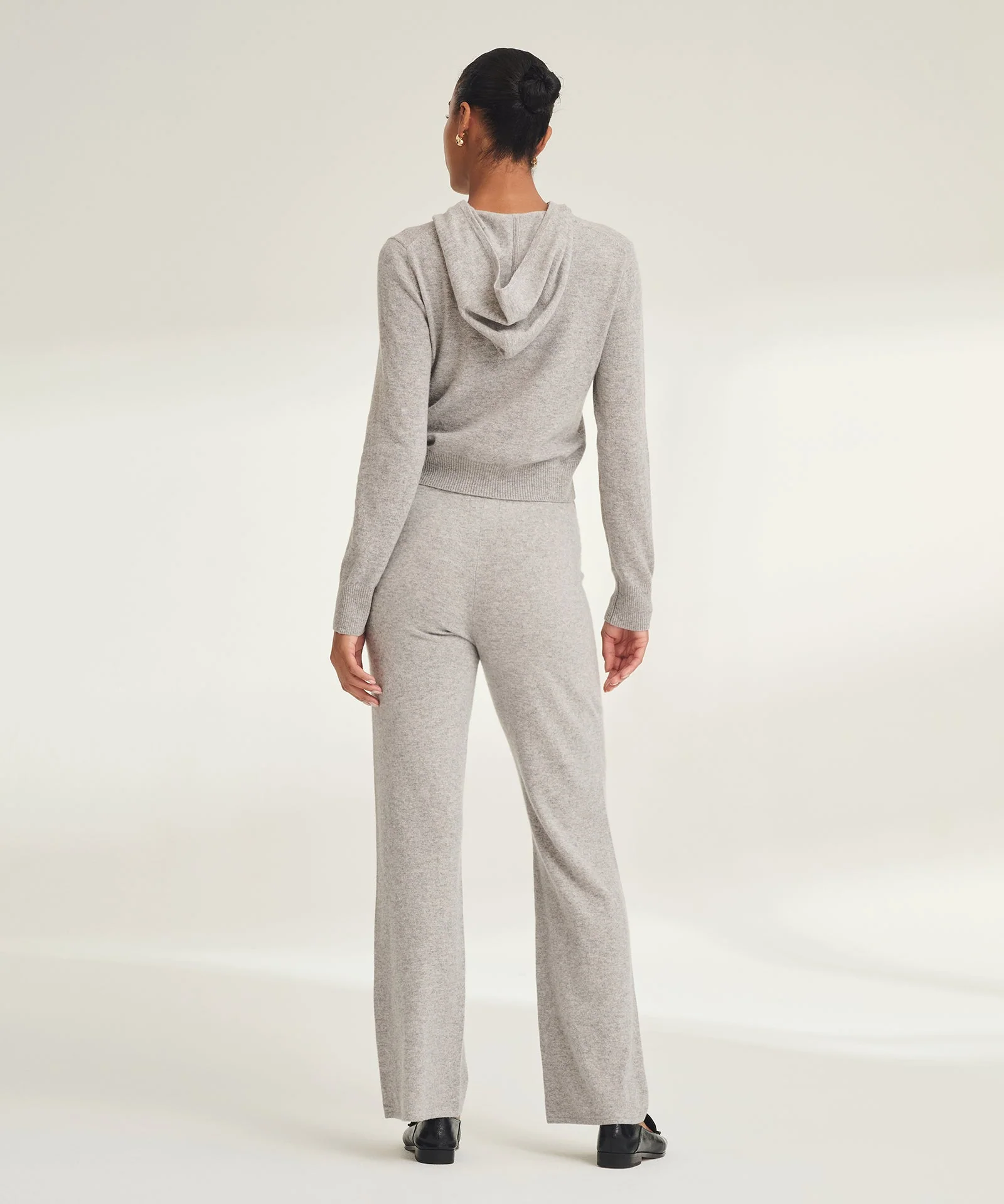 Signature Cashmere Cropped Hoodie - Image 6