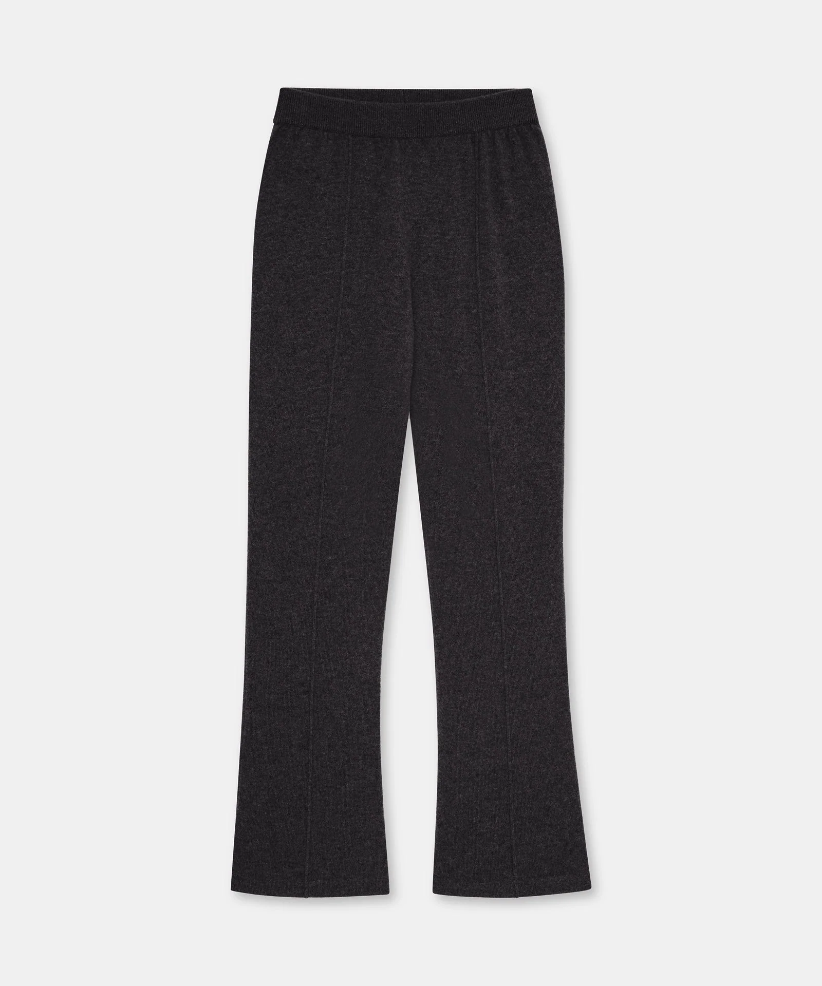 Signature Cashmere Cropped Pant with Pintucks - Image 4