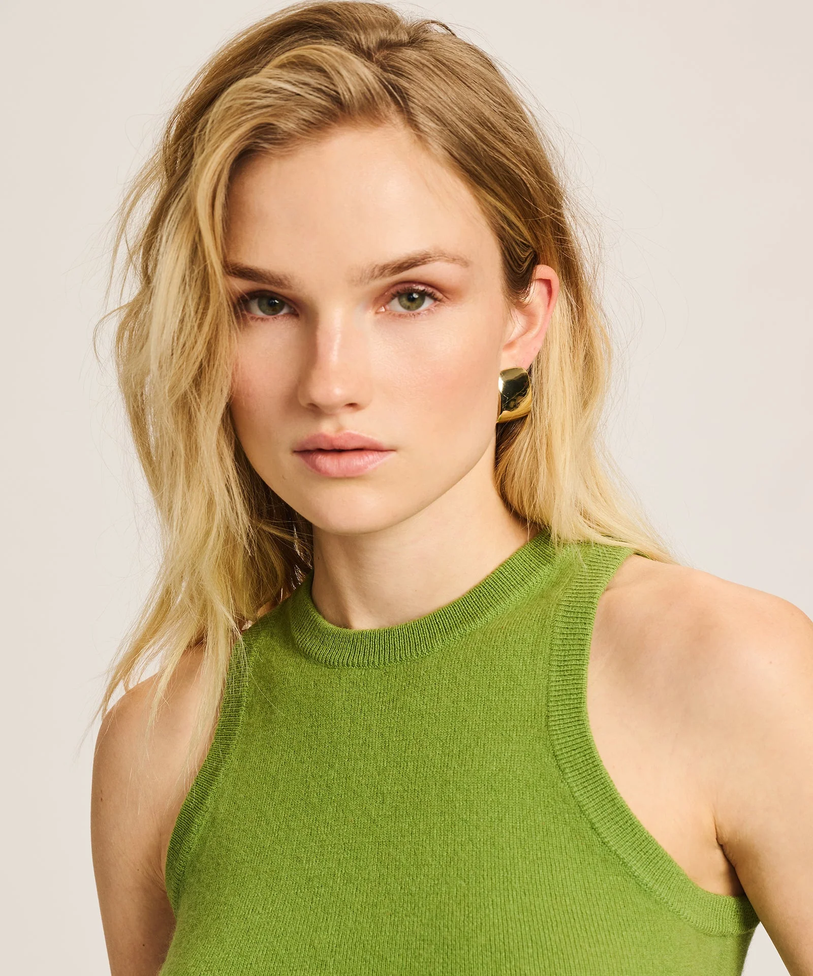Signature Cashmere High Neck Tank - Image 21