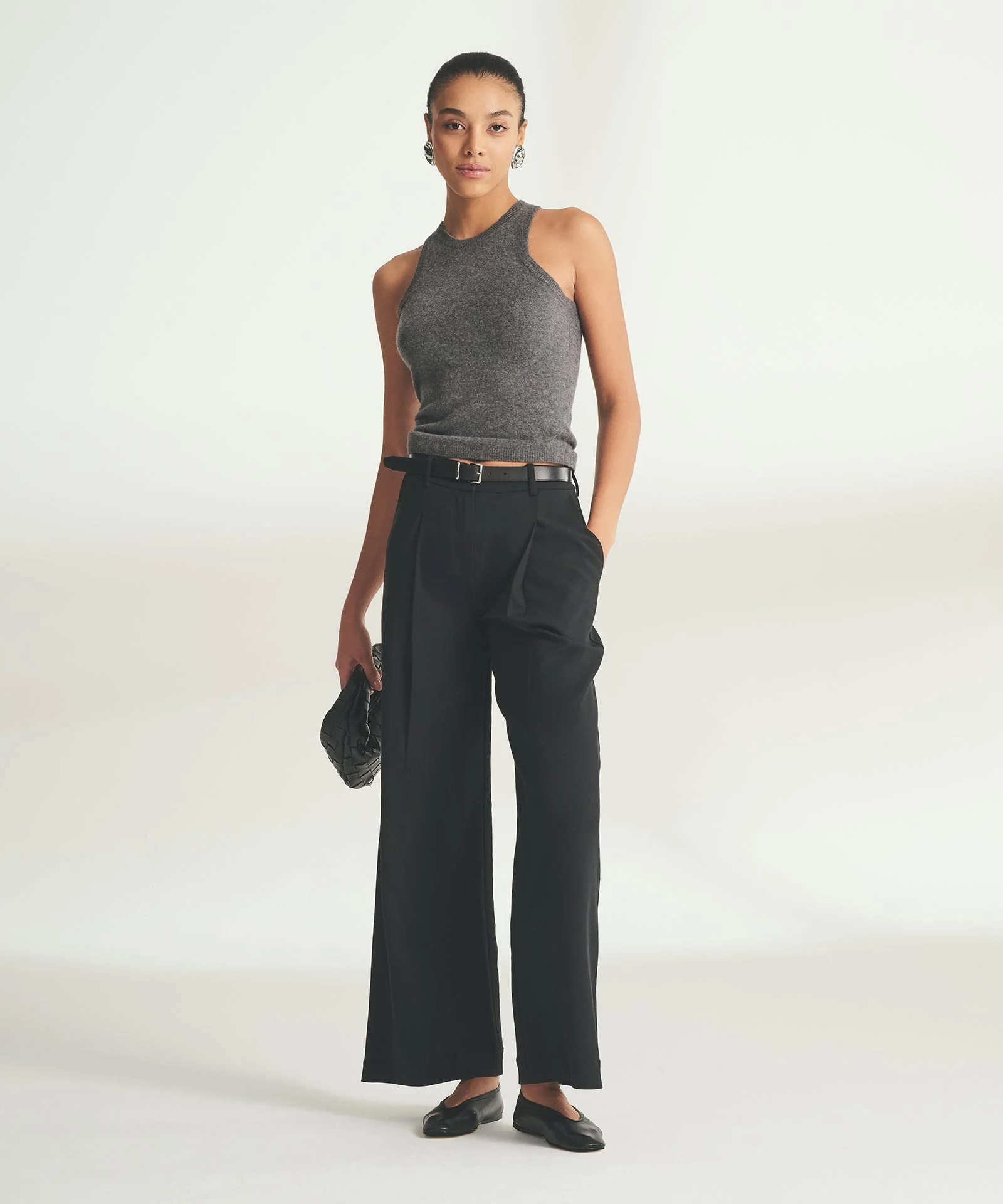 Signature Cashmere High Neck Tank - Image 5