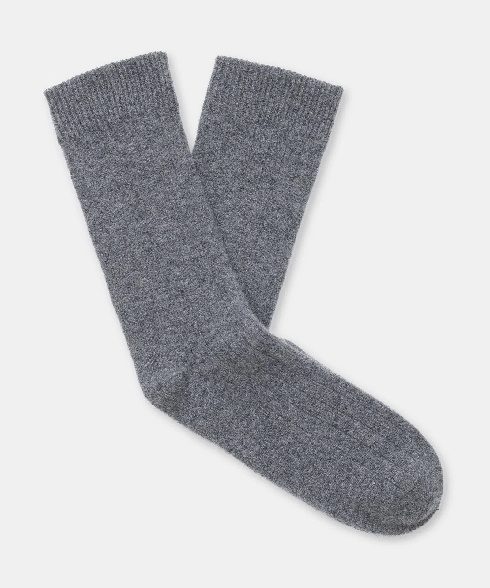 Signature Cashmere Ribbed Socks - Image 6