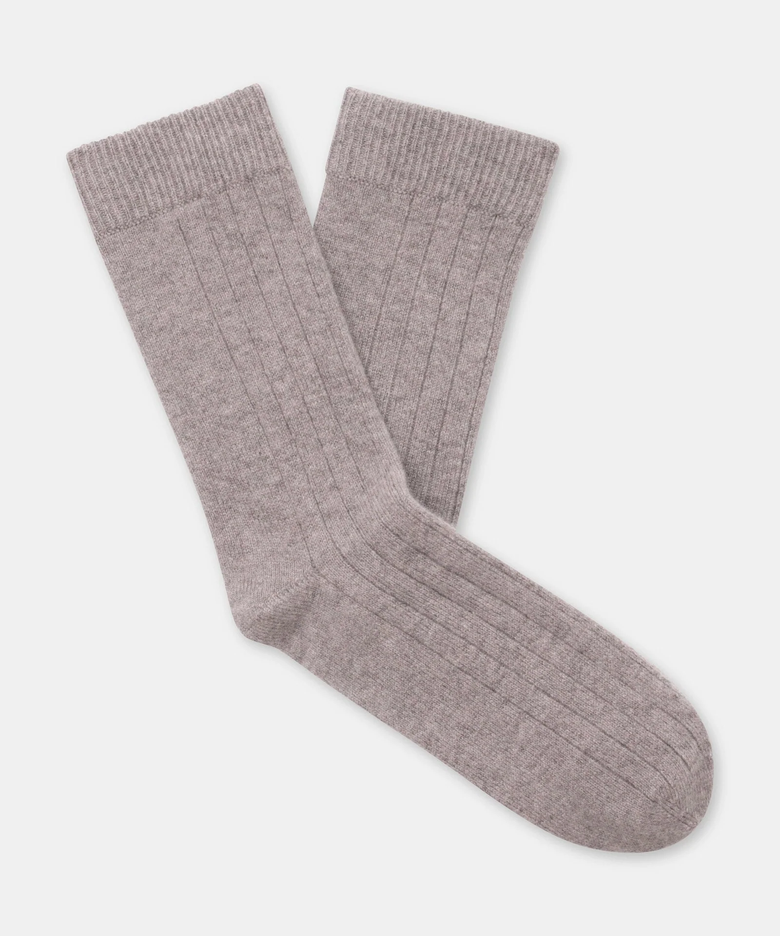 Signature Cashmere Ribbed Socks - Image 7