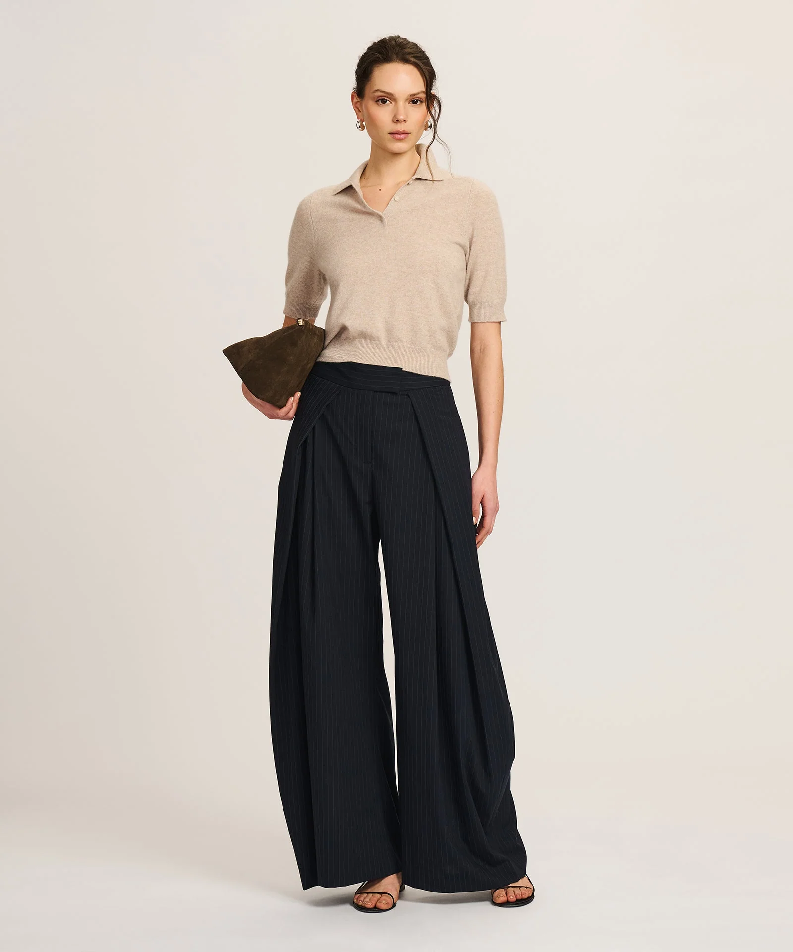 Signature Cashmere Short Sleeve Polo - Image 3