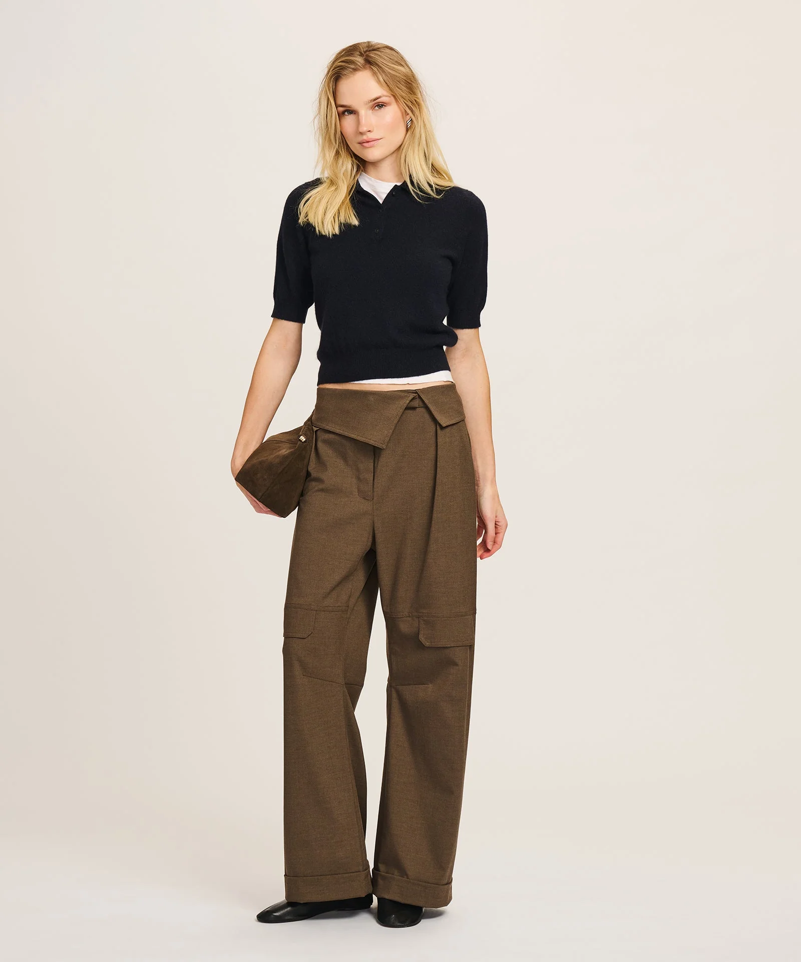 Signature Cashmere Short Sleeve Polo - Image 7