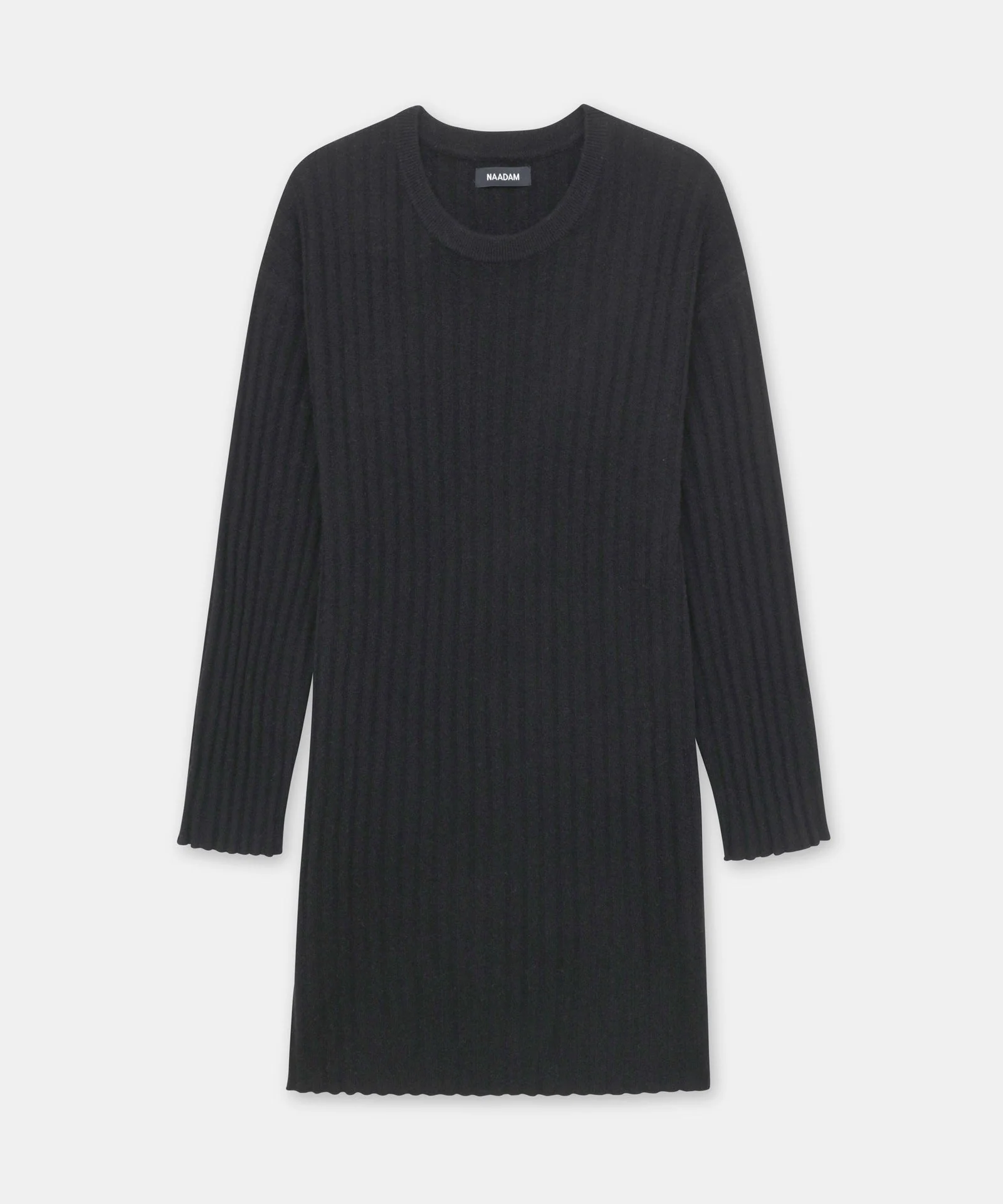 Signature Cashmere Wide Rib Mini Dress - Image 11