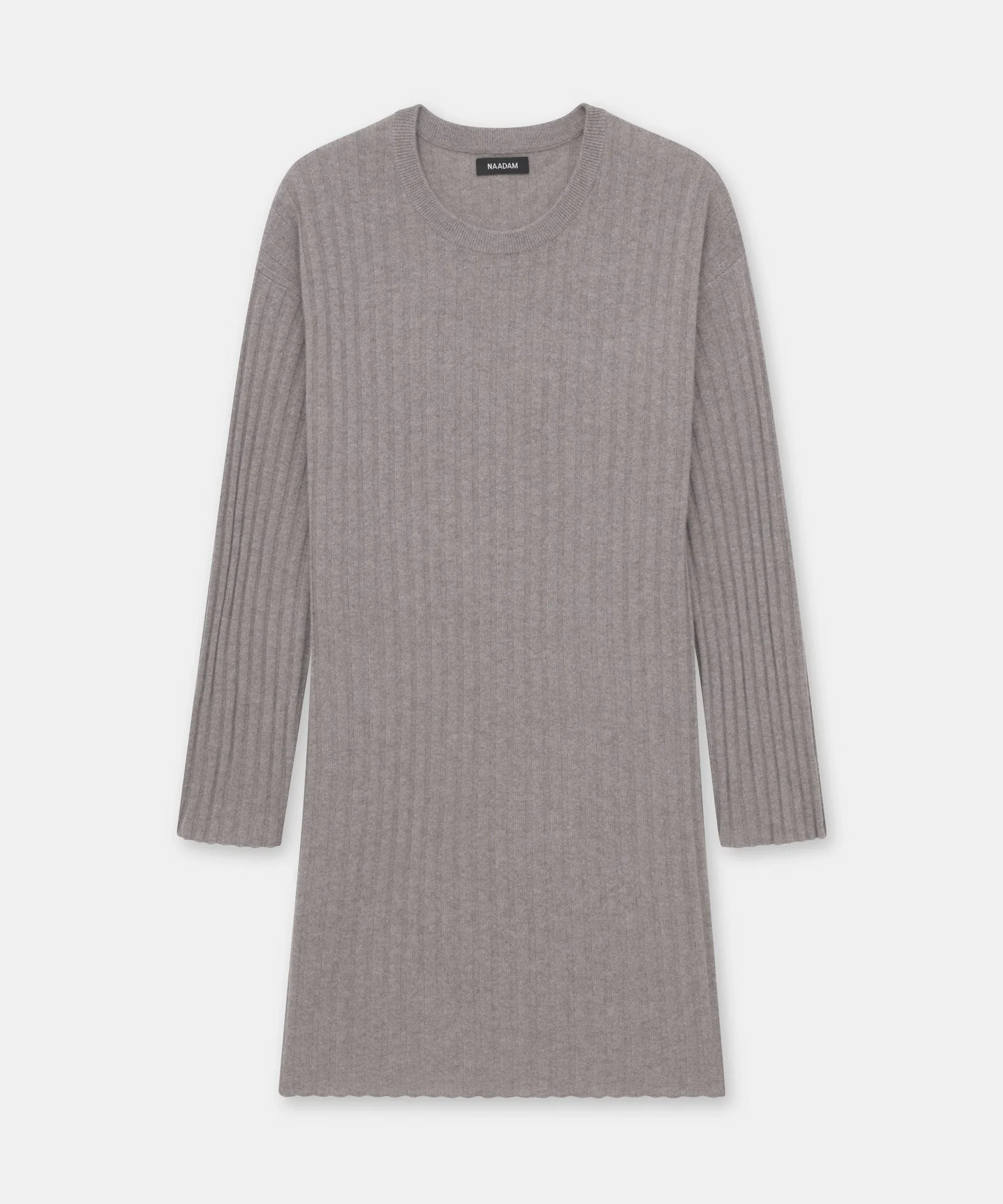 Signature Cashmere Wide Rib Mini Dress - Image 12
