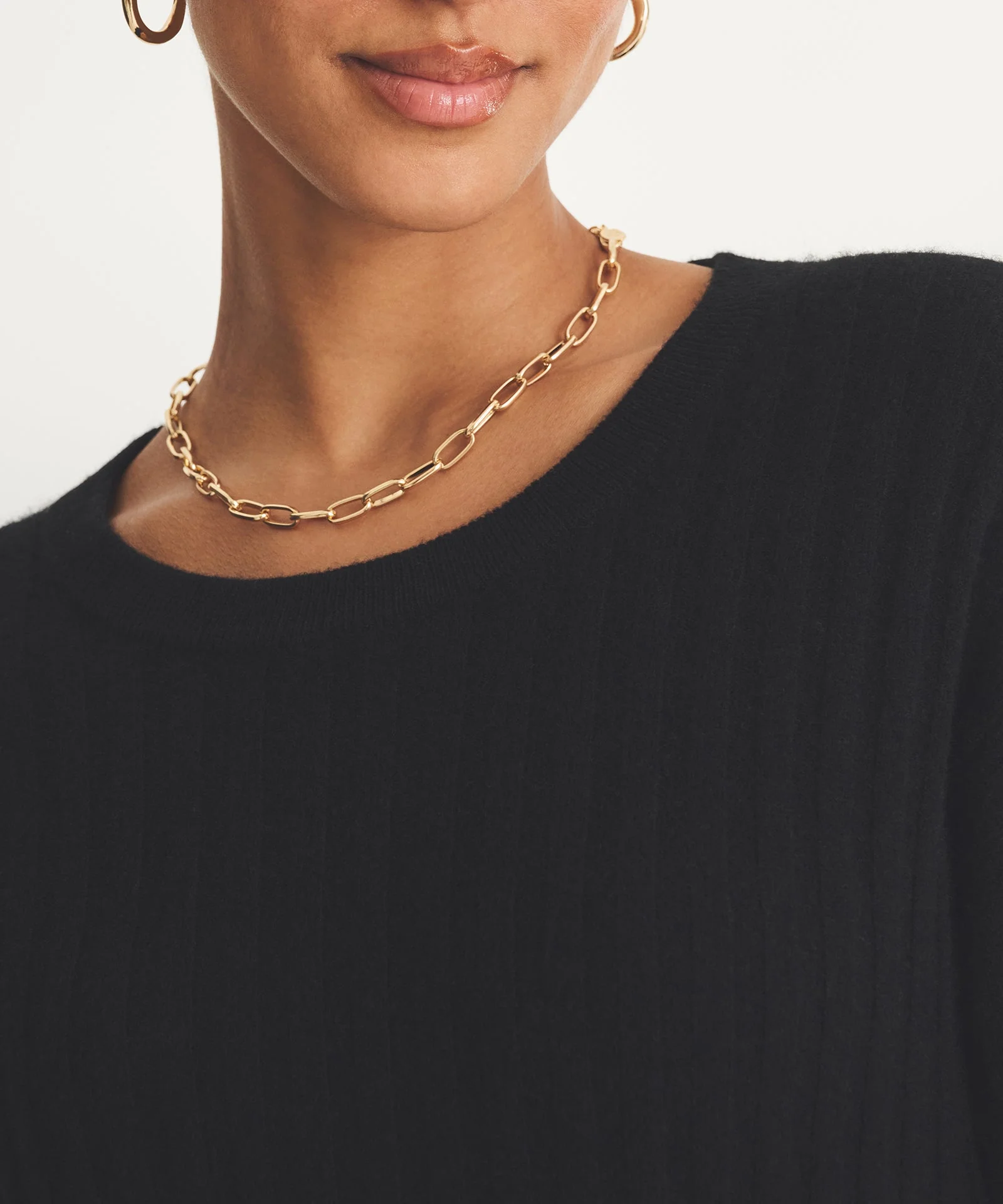 Signature Cashmere Wide Rib Mini Dress - Image 8