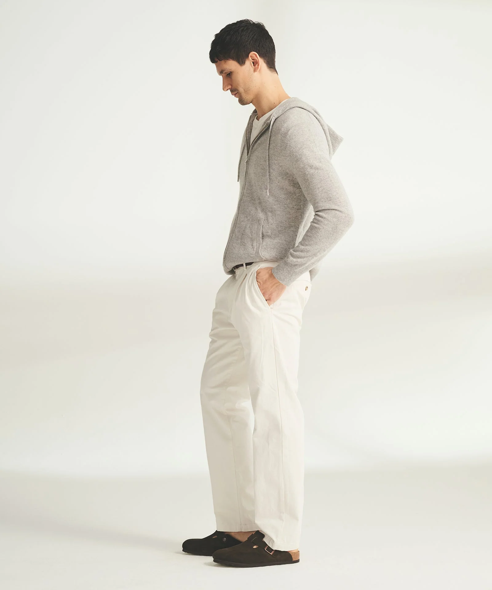 Signature Cashmere Zip Hoodie - Image 14