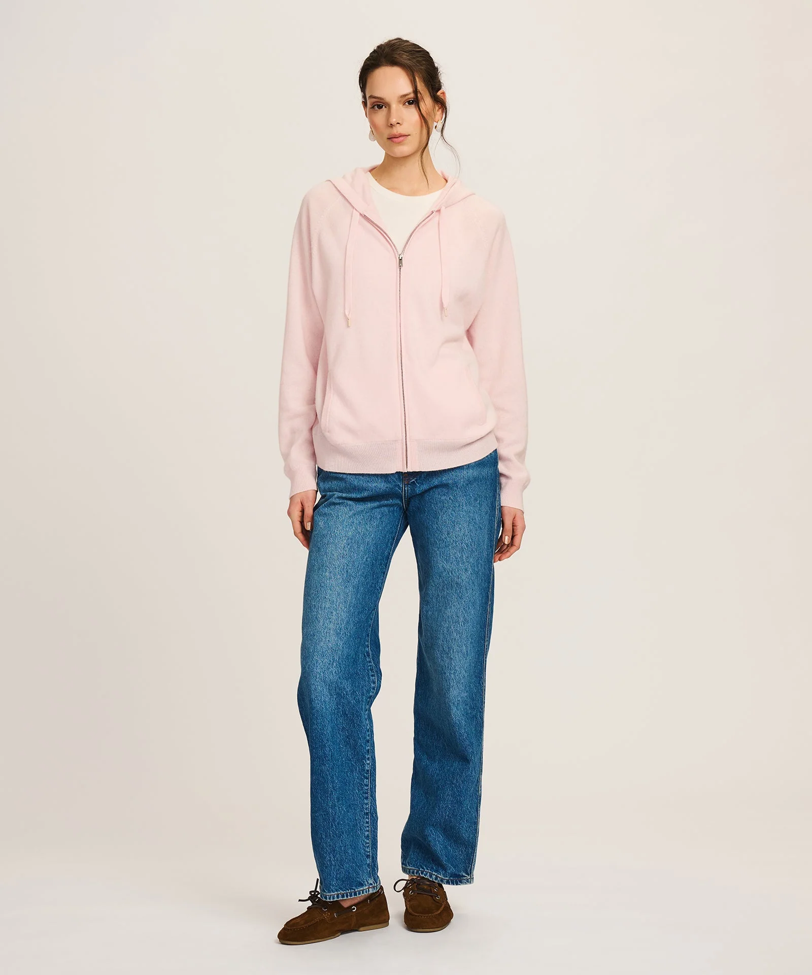 Signature Cashmere Zip Up Hoodie - Image 9