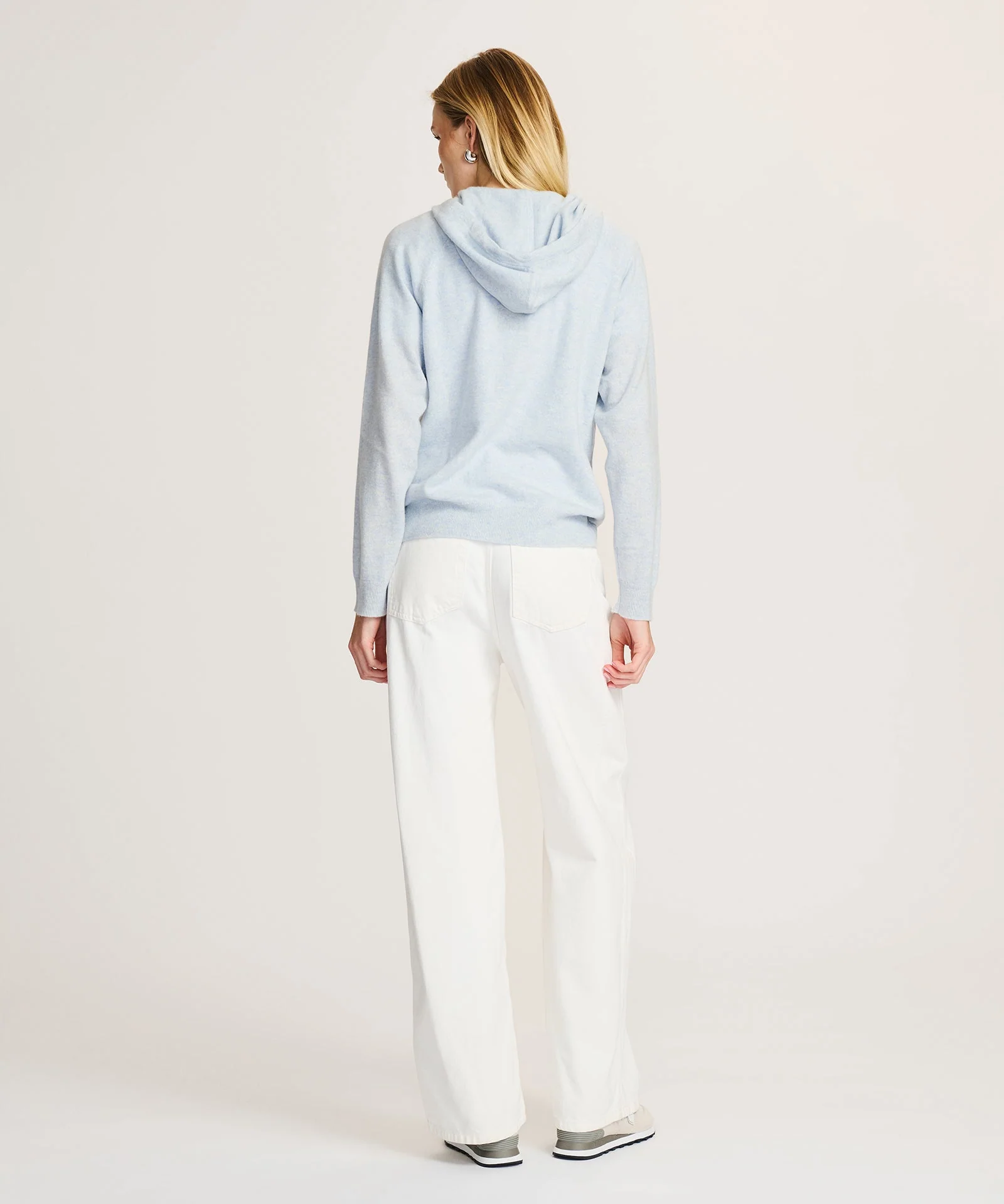 Signature Cashmere Zip Up Hoodie - Image 5