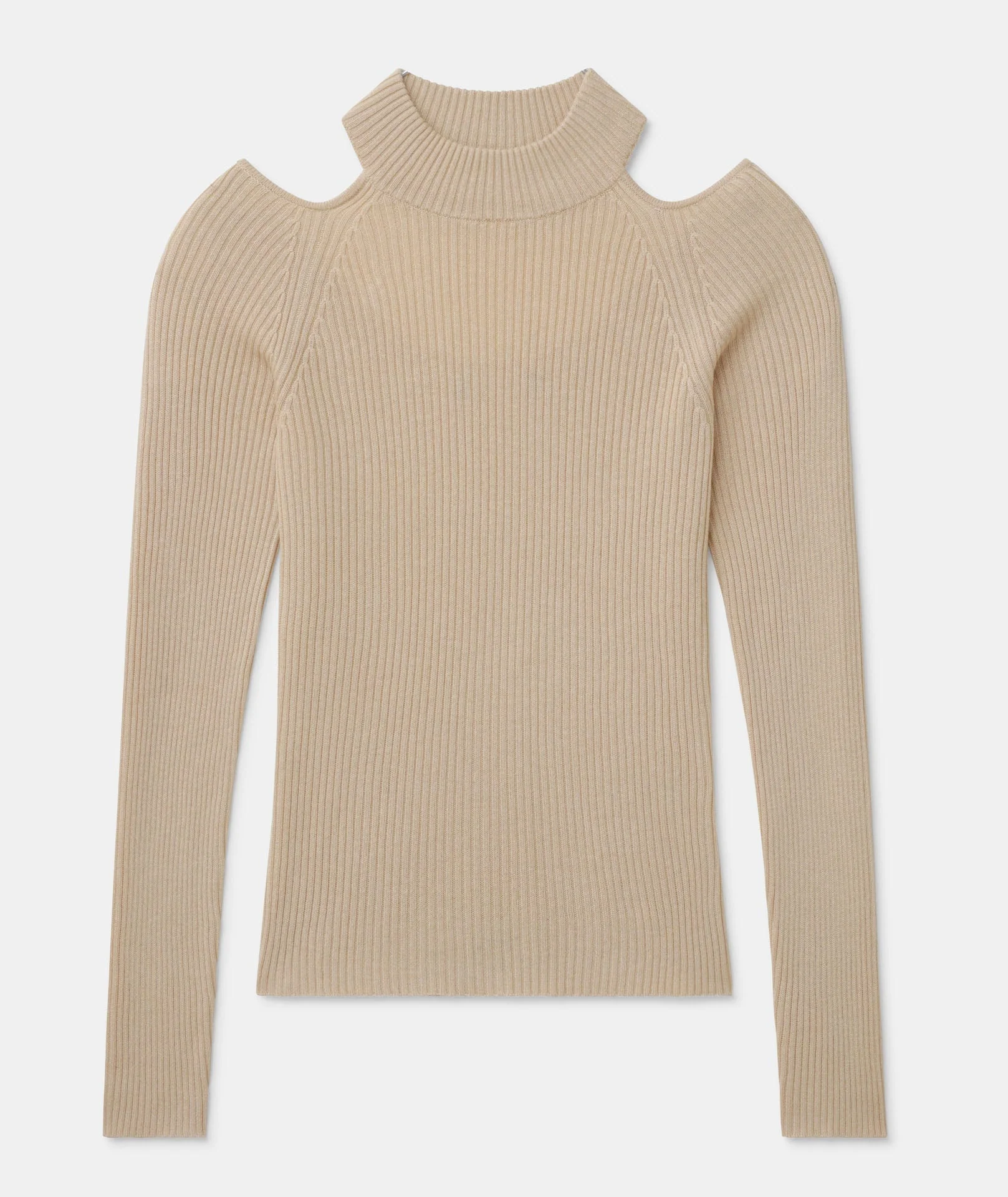 Silk Cashmere Cutout Turtleneck - Image 10