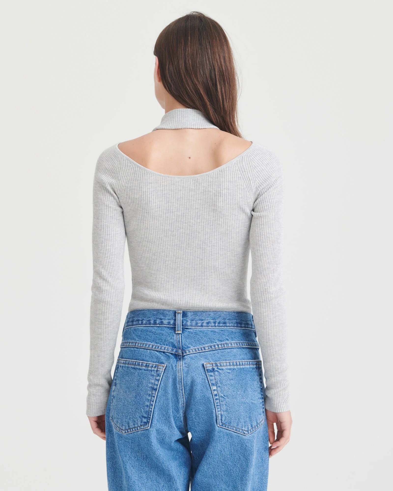 Silk Cashmere Cutout Turtleneck - Image 19