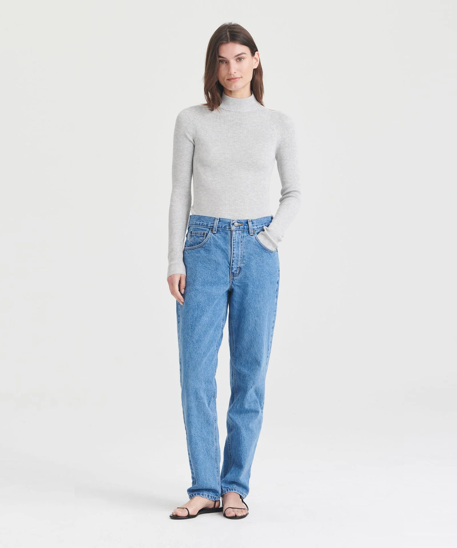 Silk Cashmere Cutout Turtleneck - Image 20