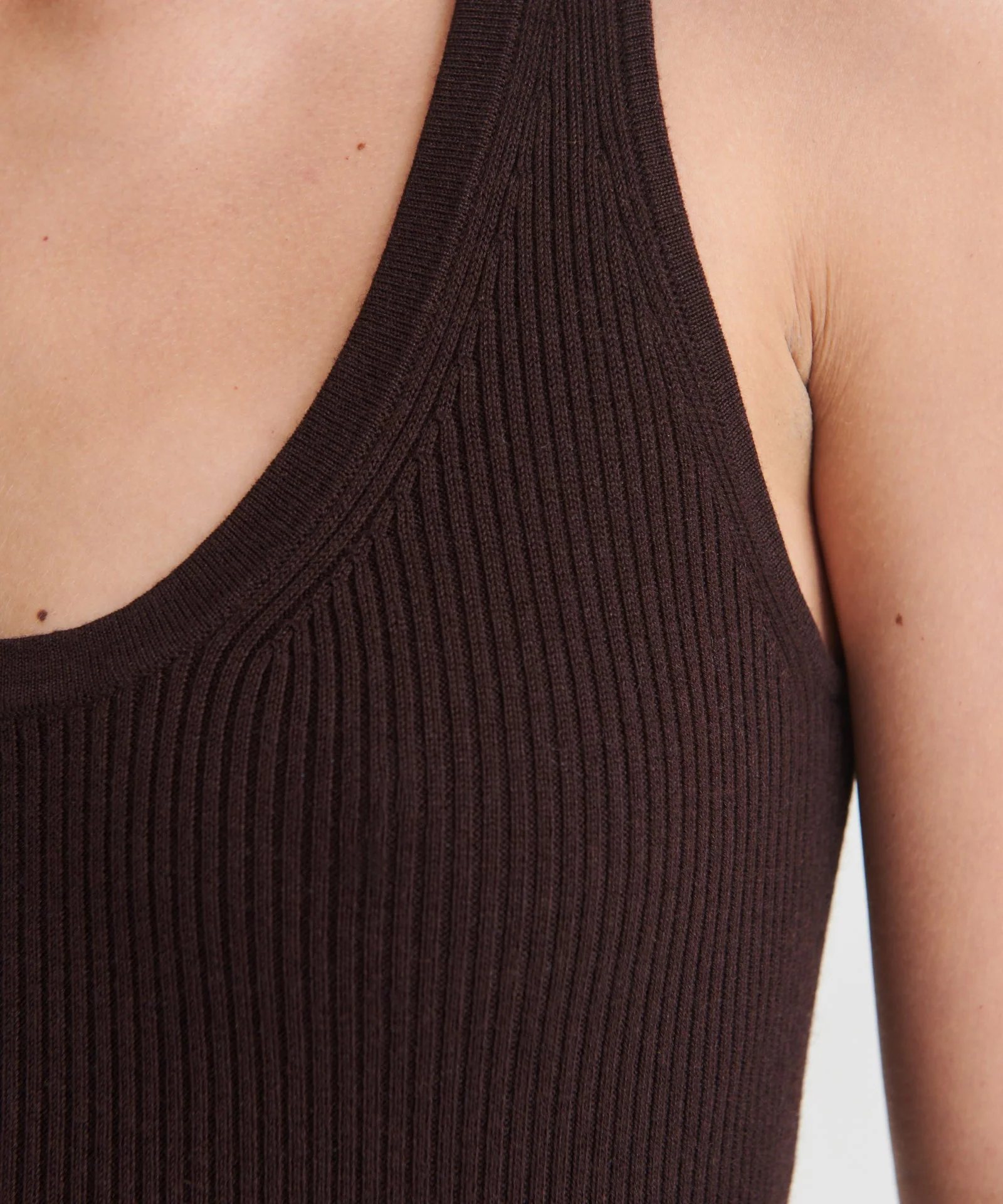 Silk Cashmere Midi Tank Dress - Image 11
