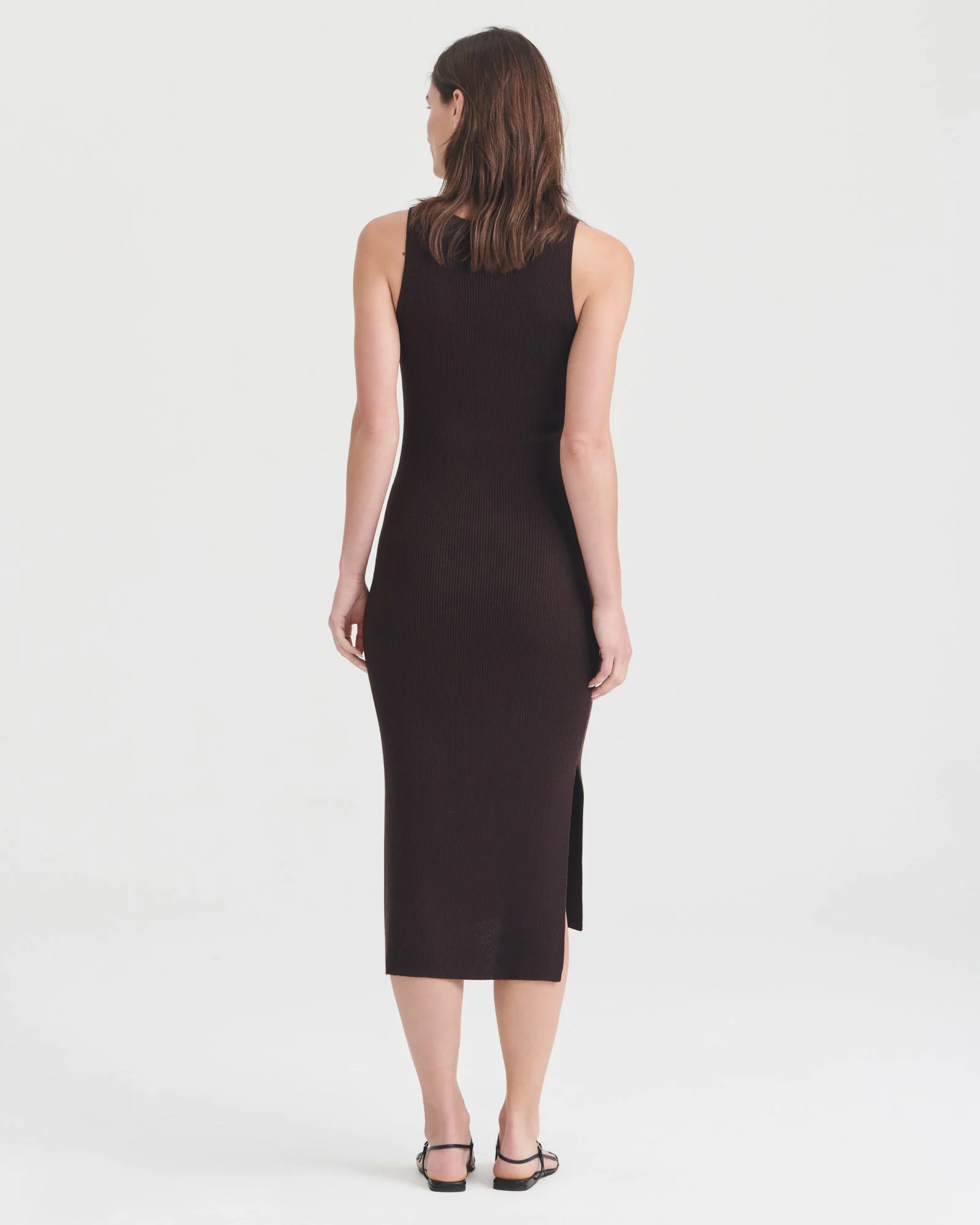 Silk Cashmere Midi Tank Dress - Image 12