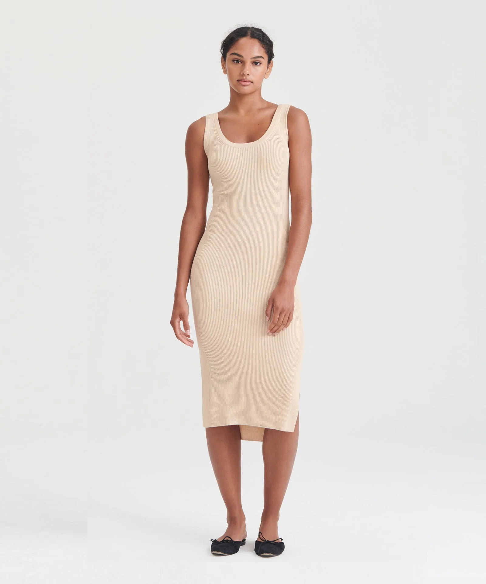 Silk Cashmere Midi Tank Dress - Image 13