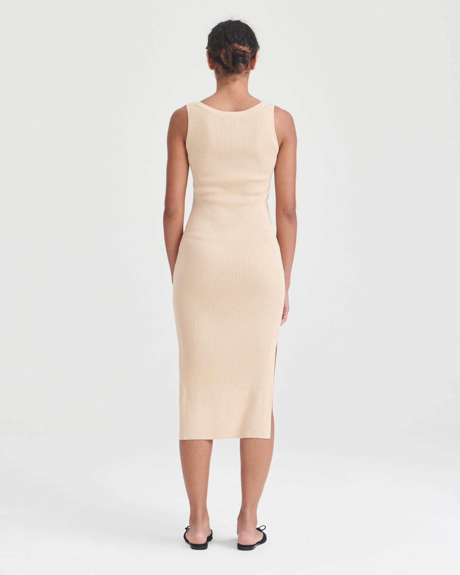 Silk Cashmere Midi Tank Dress - Image 16