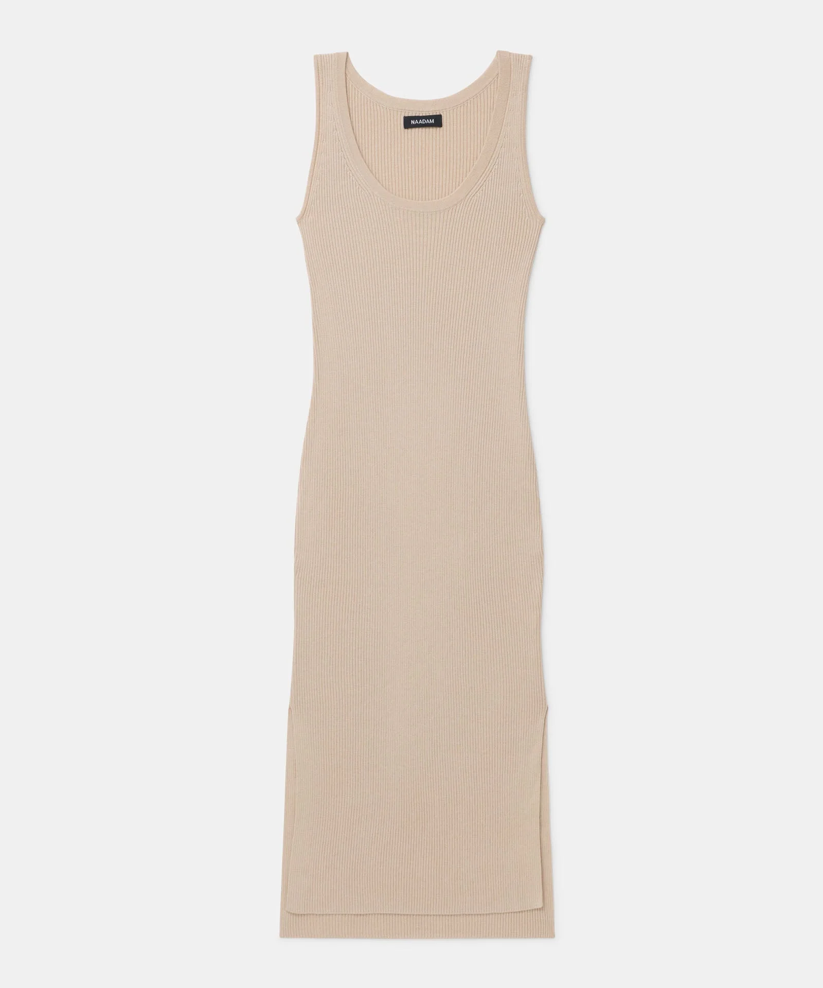 Silk Cashmere Midi Tank Dress - Image 19
