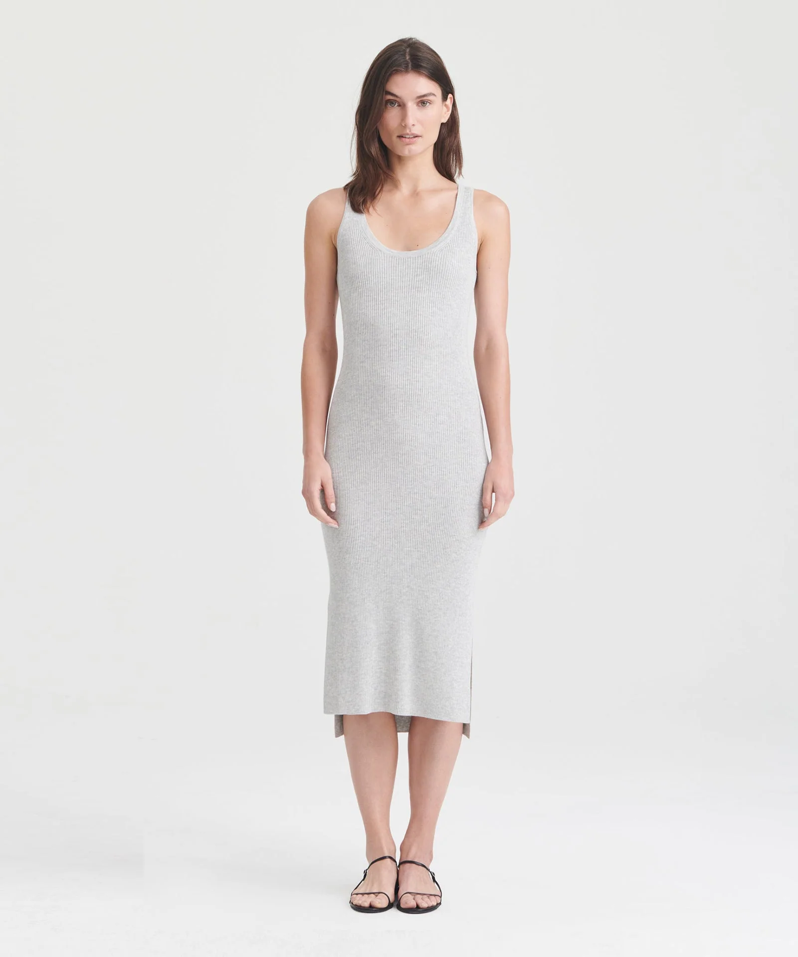 Silk Cashmere Midi Tank Dress - Image 4