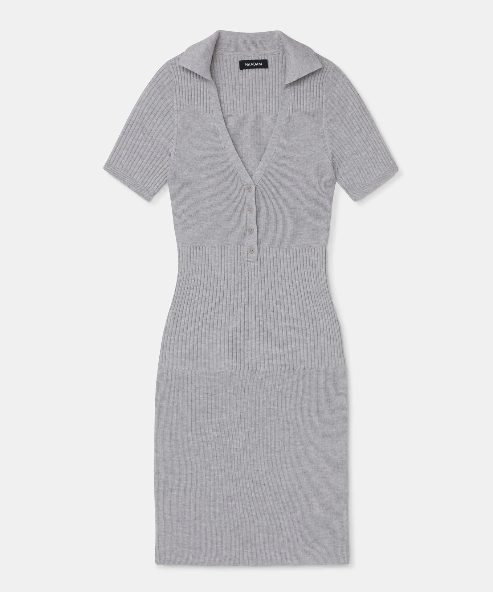 Silk Cashmere Polo Mini Dress - Image 6