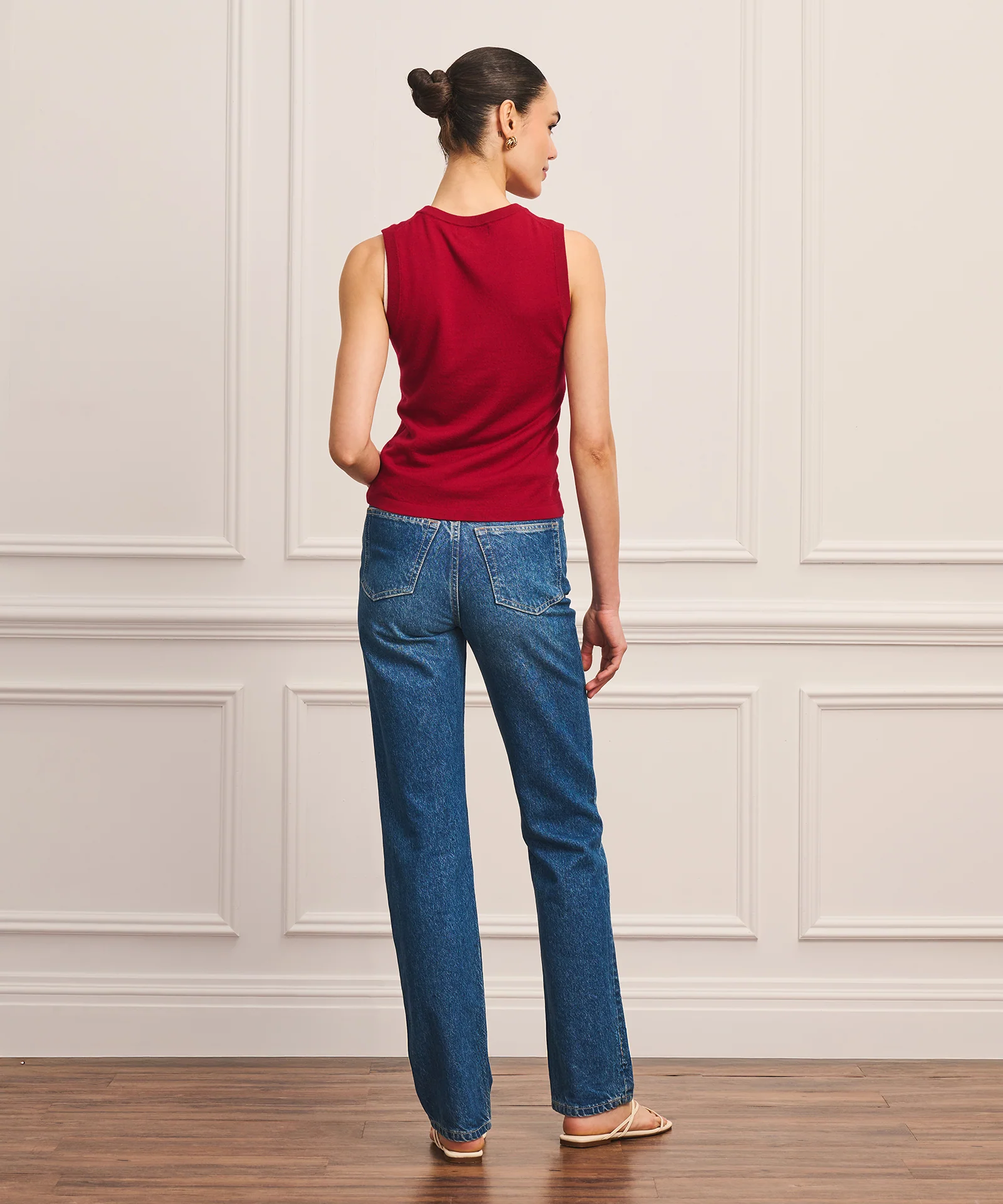Super Fine Cashmere High Neck Tank - Image 10