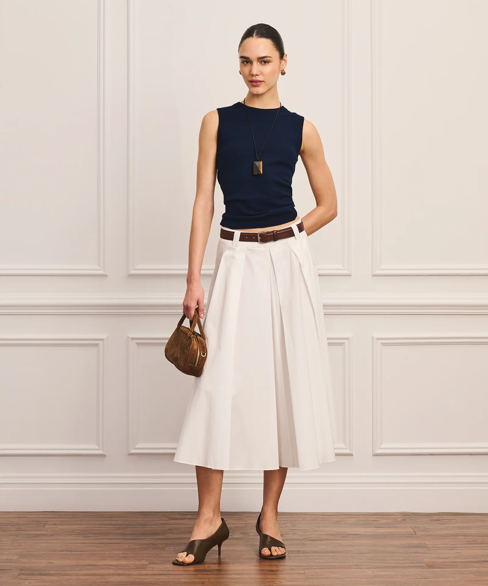 Super Fine Cashmere High Neck Tank - Image 13