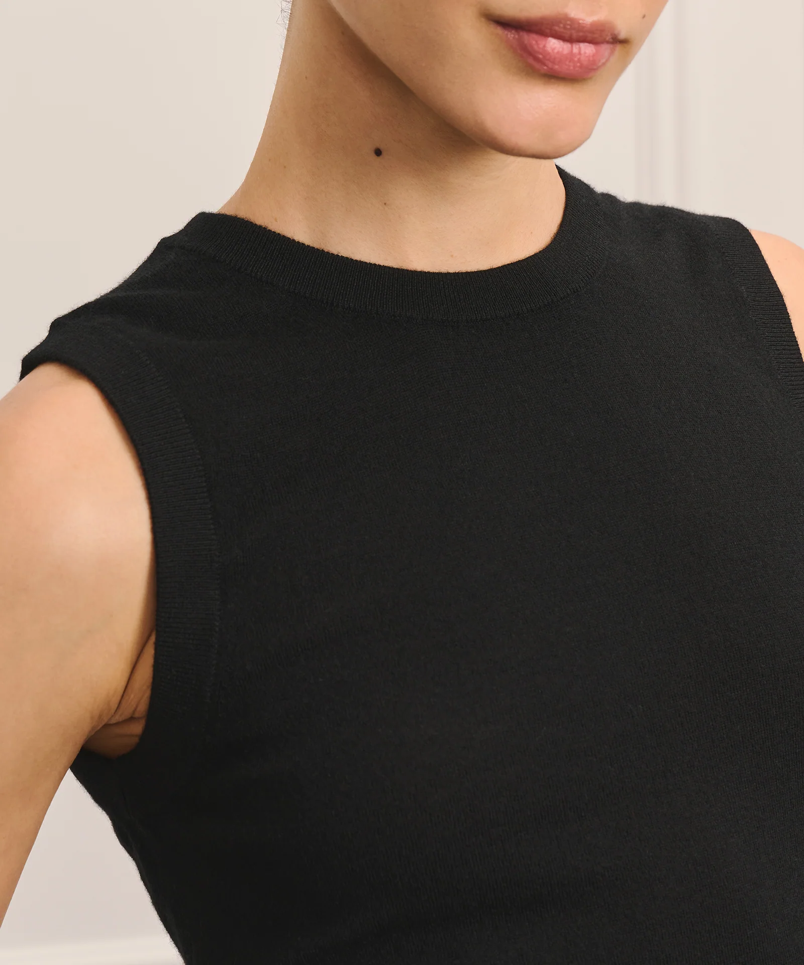 Super Fine Cashmere High Neck Tank - Image 18