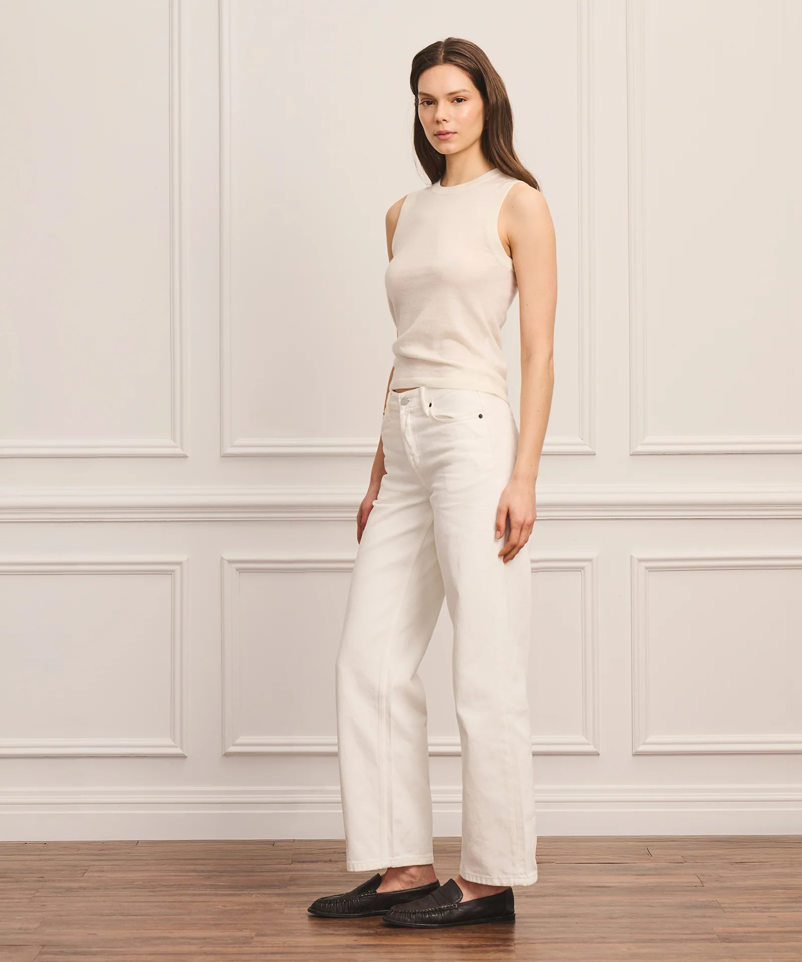 Super Fine Cashmere High Neck Tank - Image 5