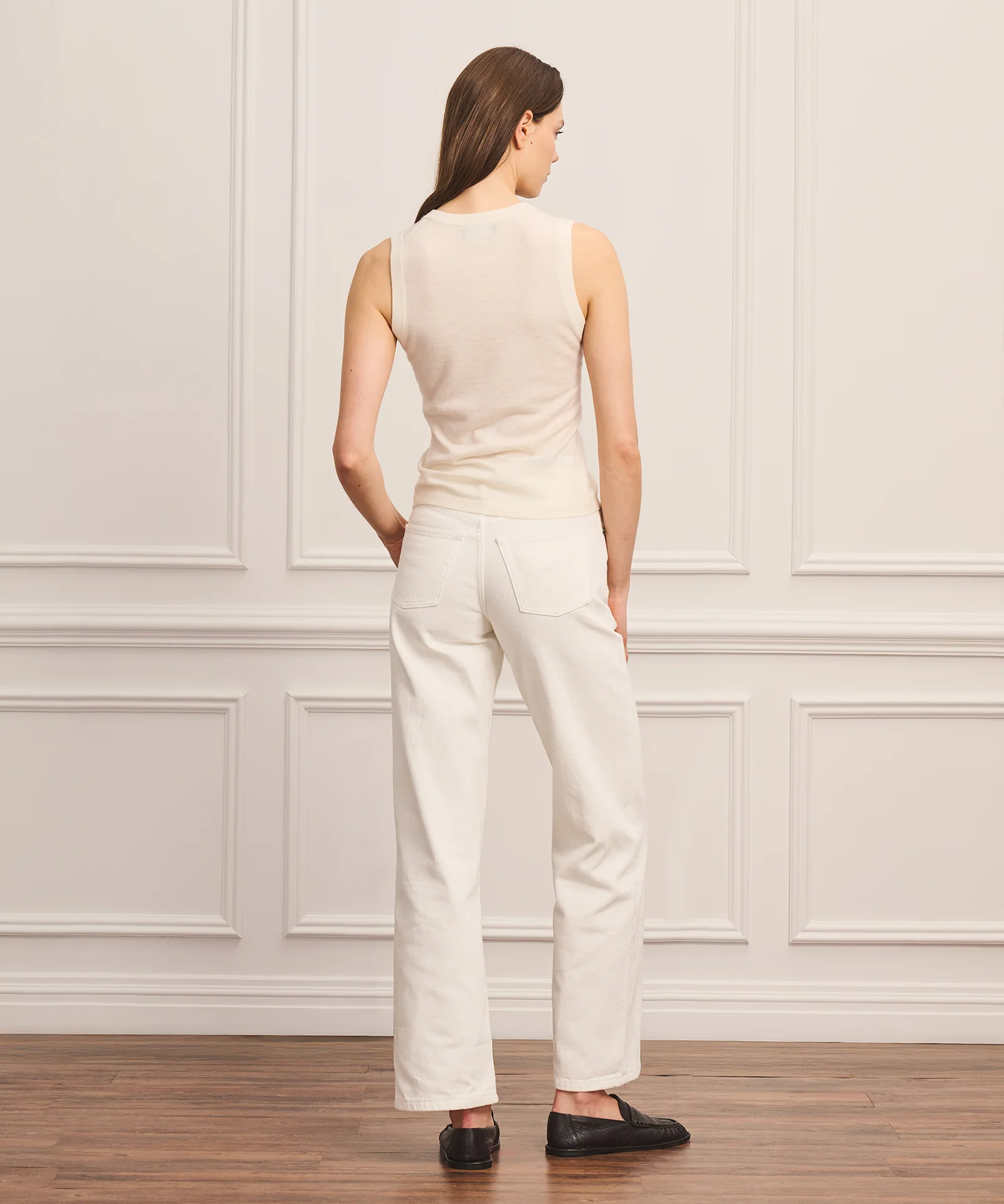 Super Fine Cashmere High Neck Tank - Image 6