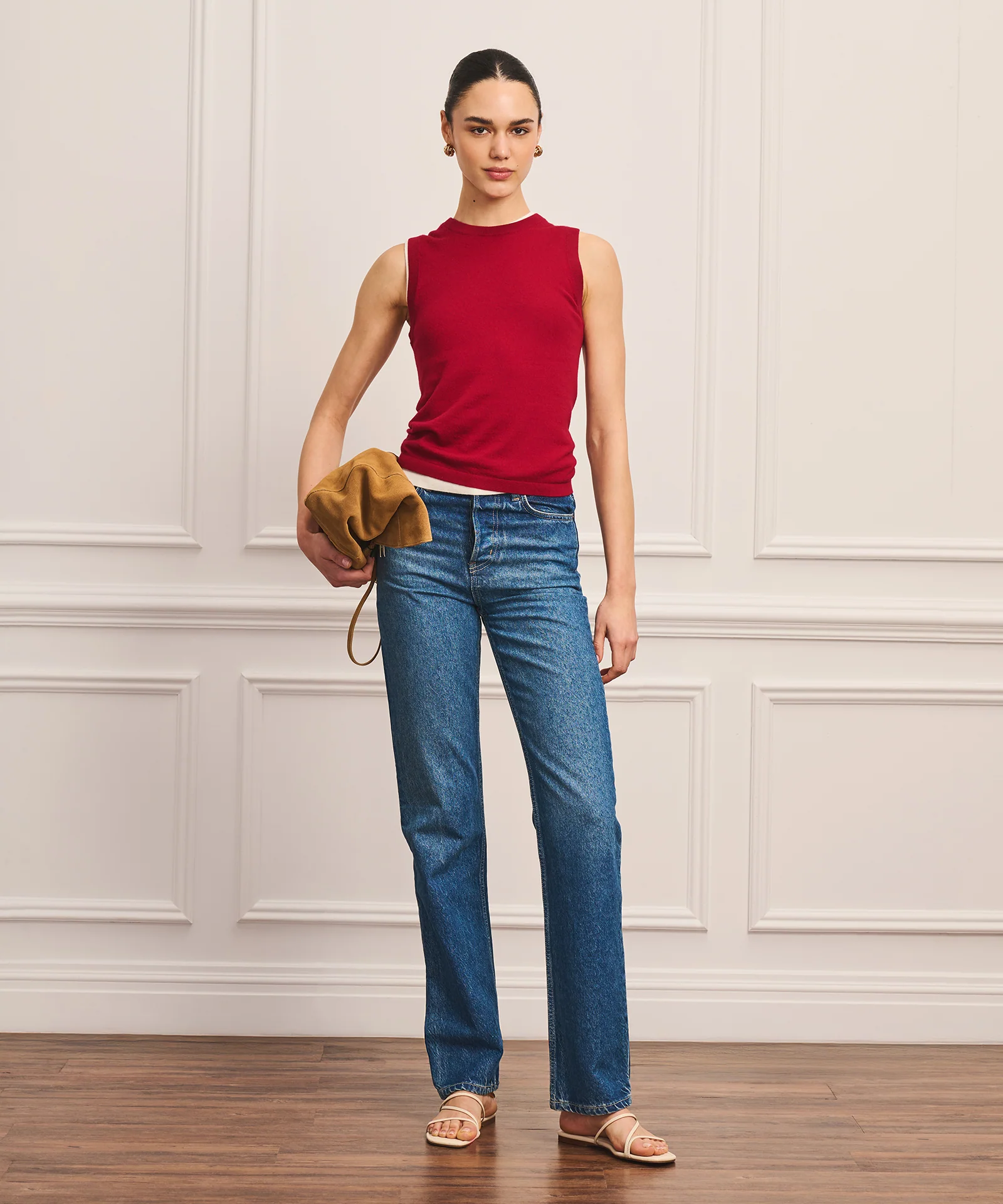 Super Fine Cashmere High Neck Tank - Image 7