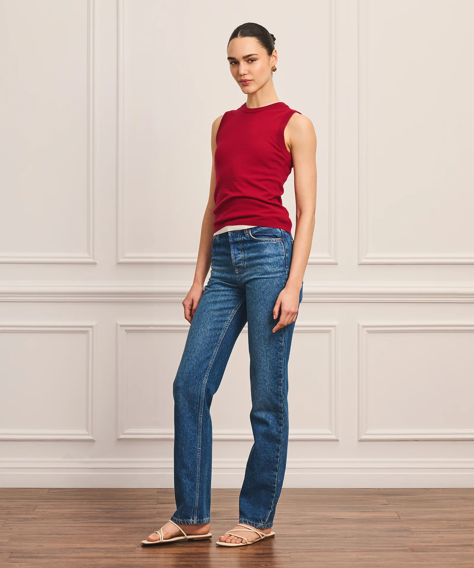 Super Fine Cashmere High Neck Tank - Image 9