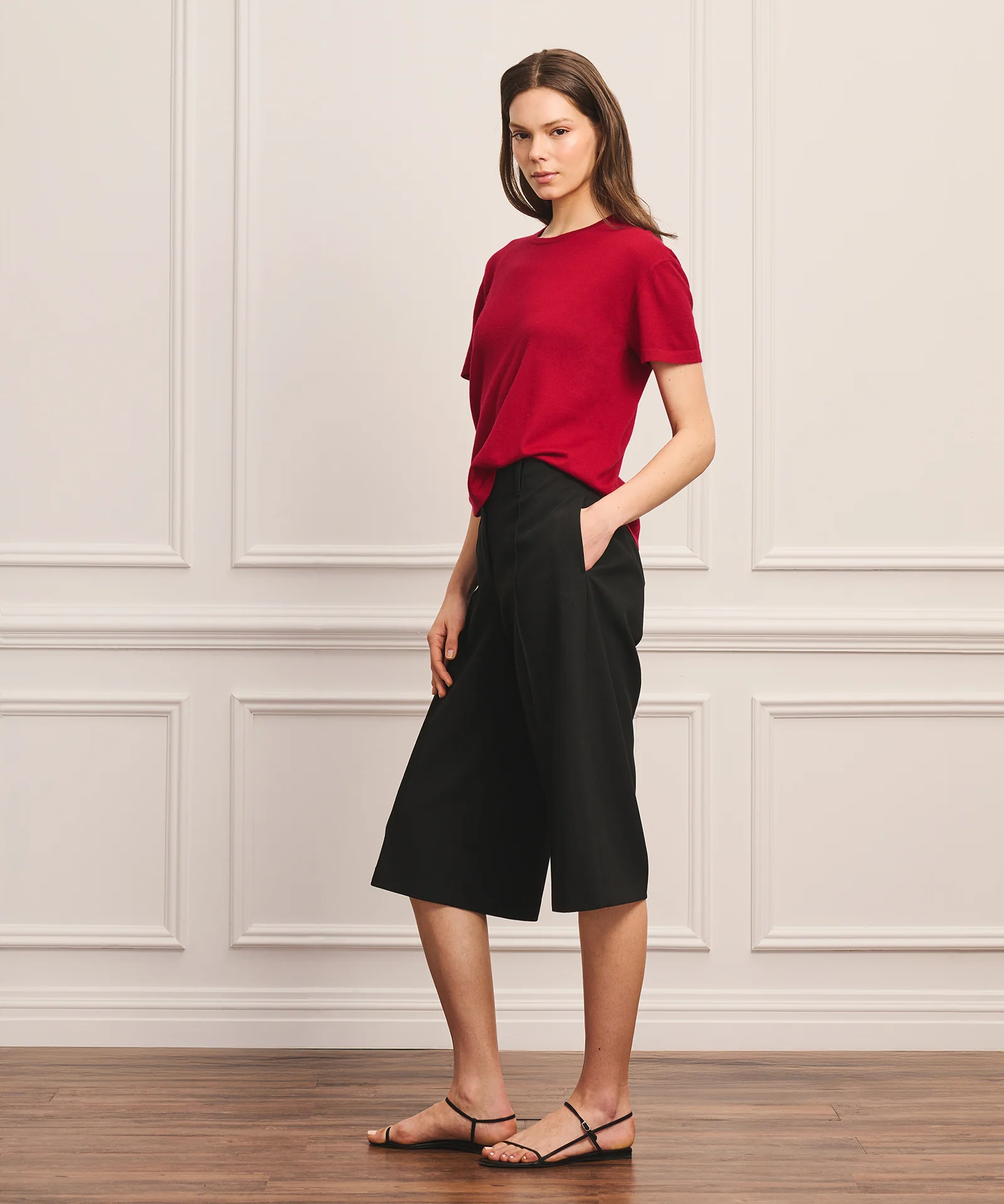 Super Fine Cashmere T-Shirt - Image 10