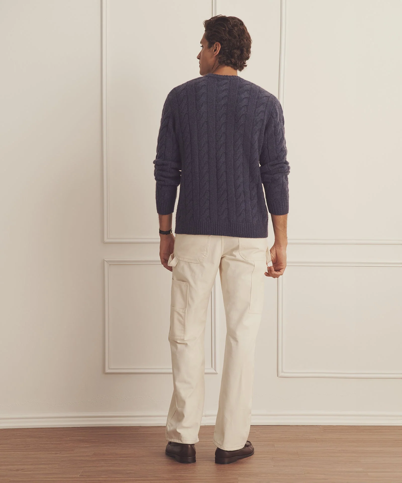 Super Luxe Cashmere Cable Crewneck - Image 10