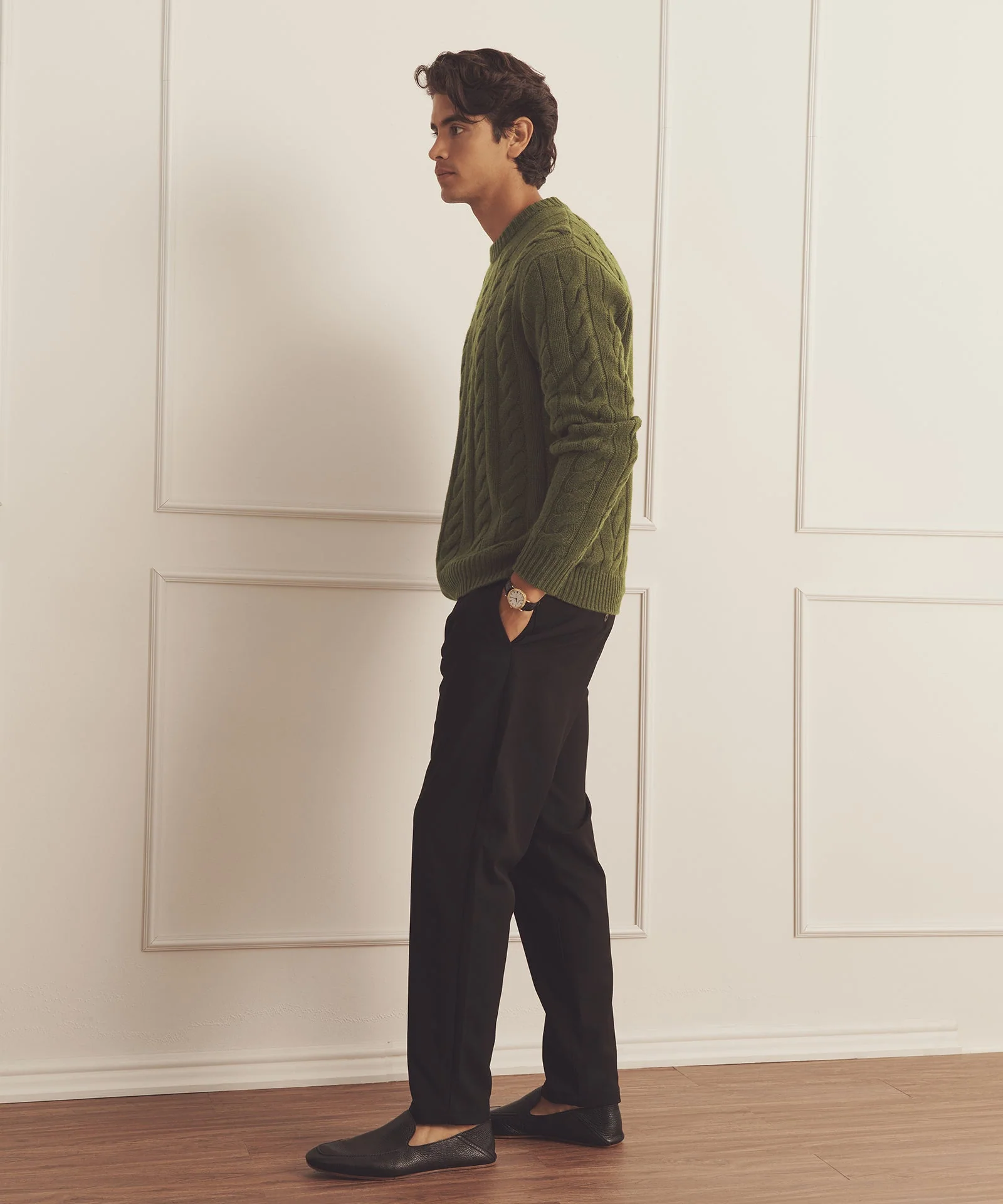Super Luxe Cashmere Cable Crewneck - Image 24