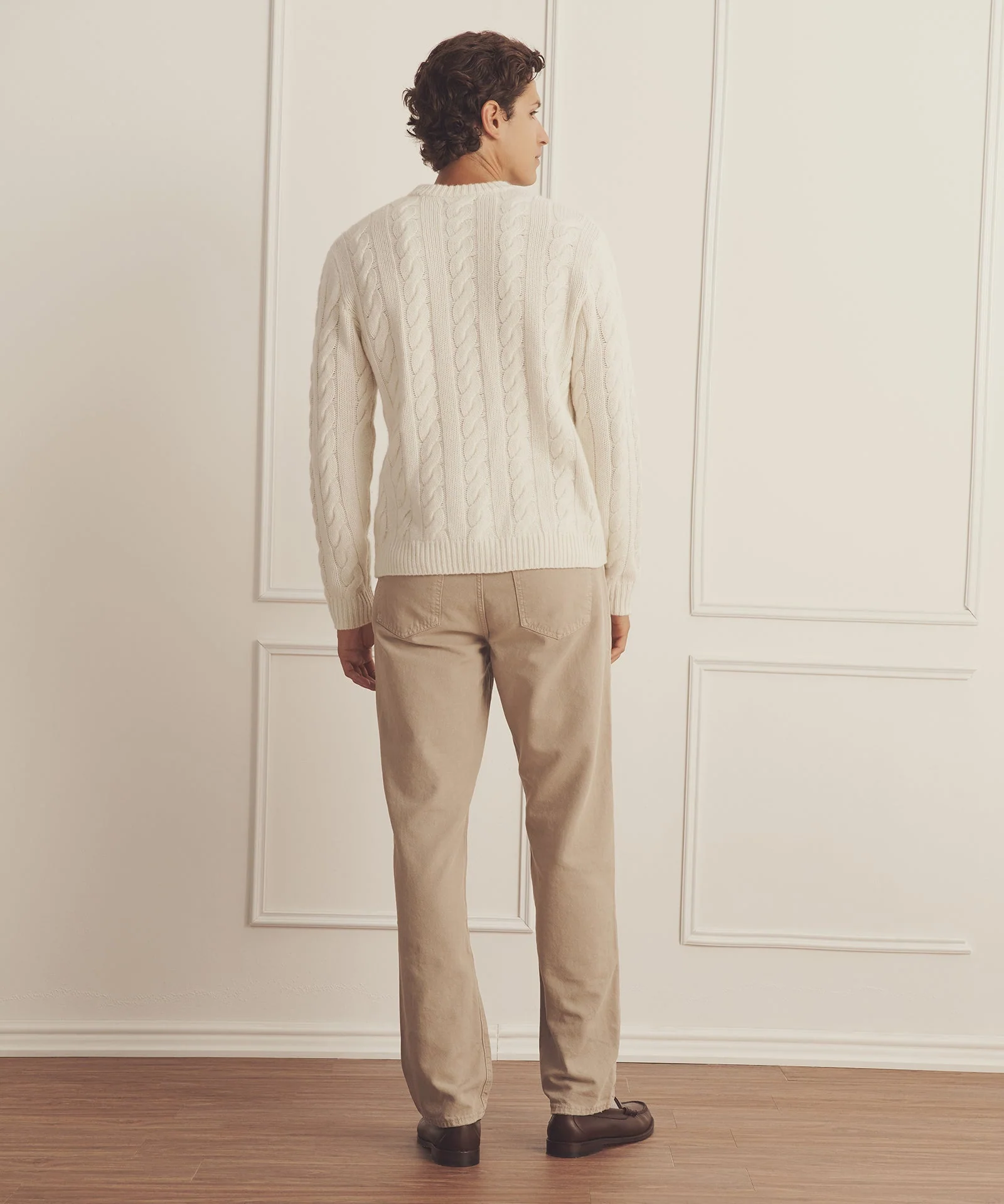Super Luxe Cashmere Cable Crewneck - Image 30