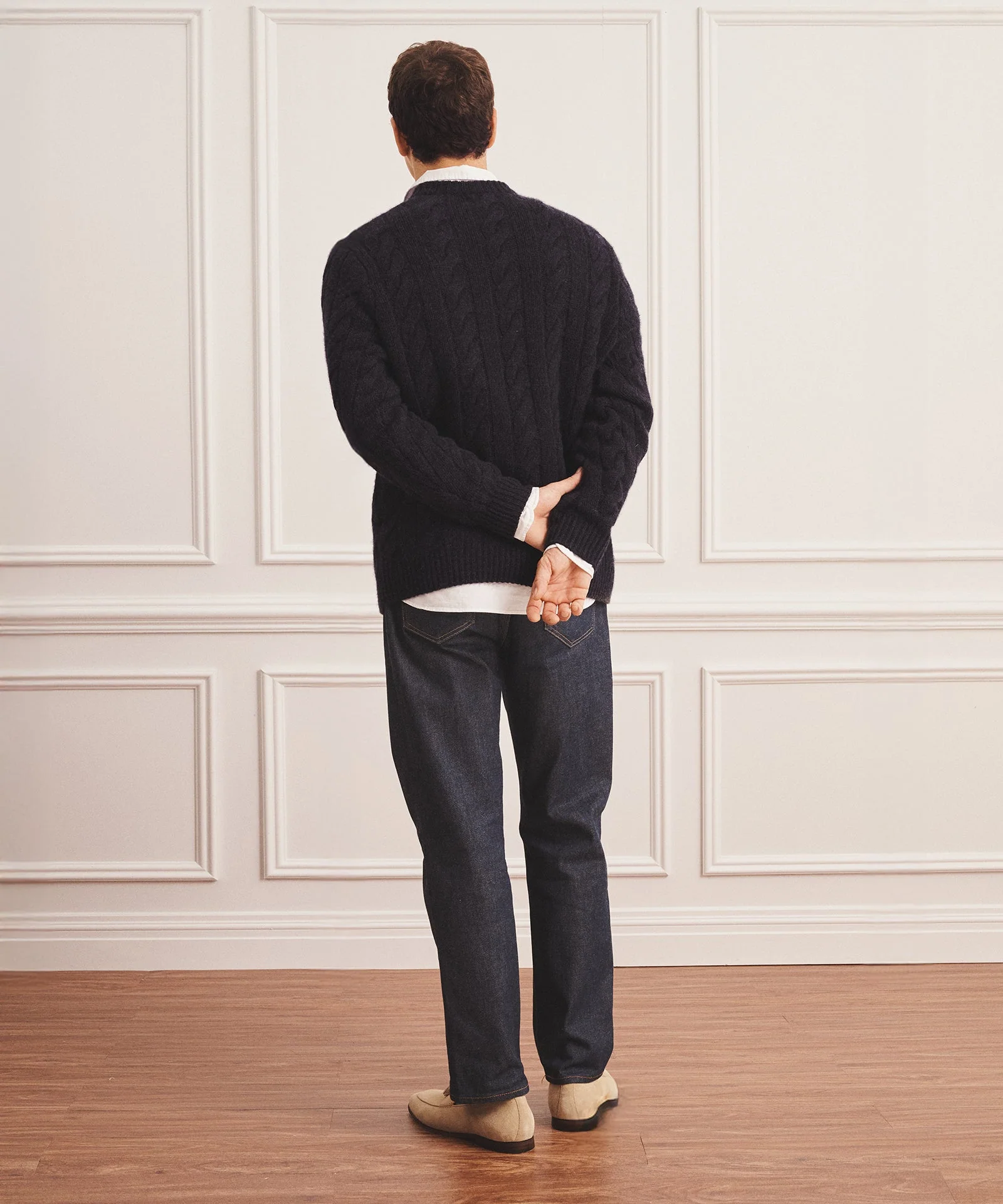 Super Luxe Cashmere Cable Crewneck - Image 42