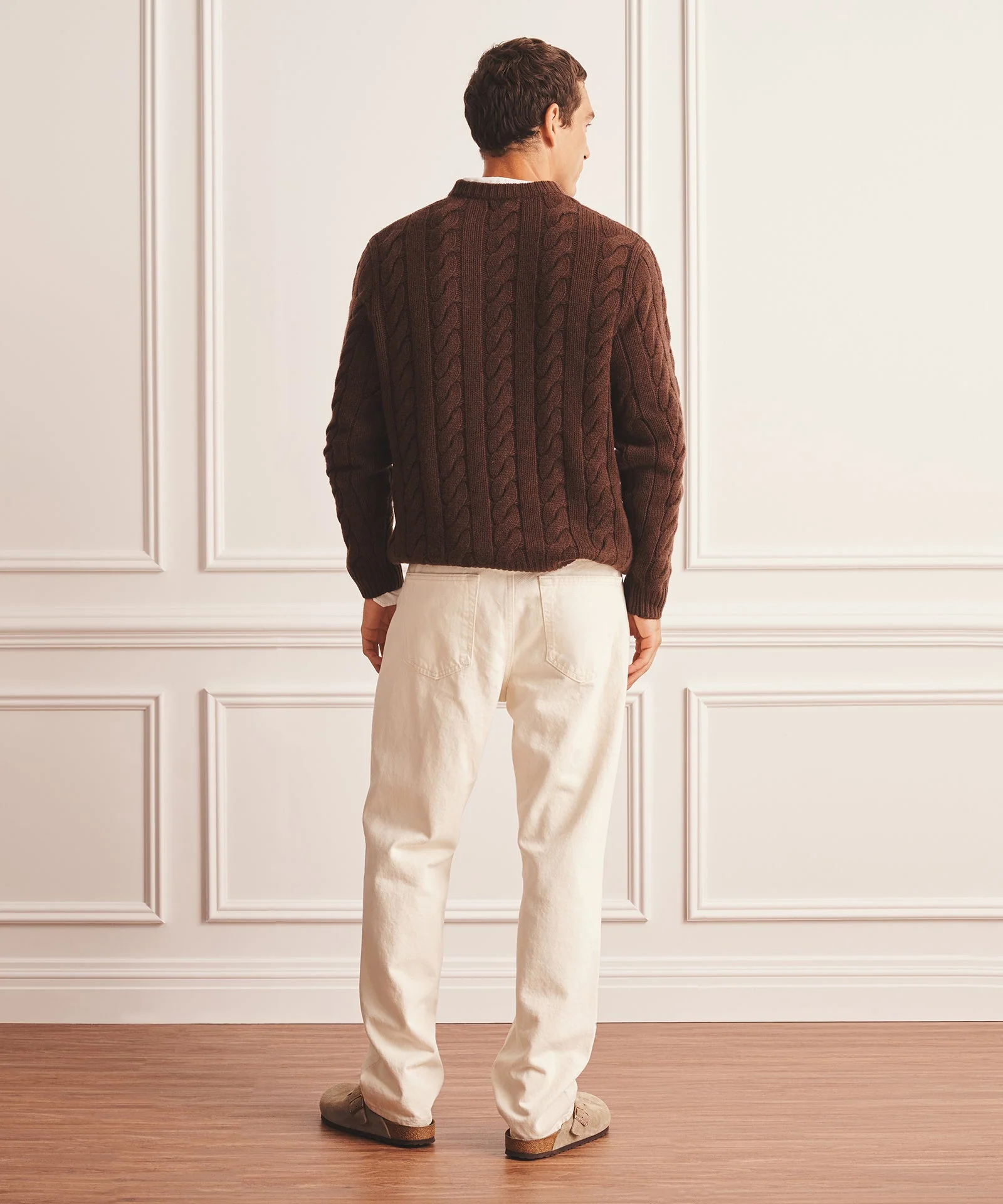 Super Luxe Cashmere Cable Crewneck - Image 45