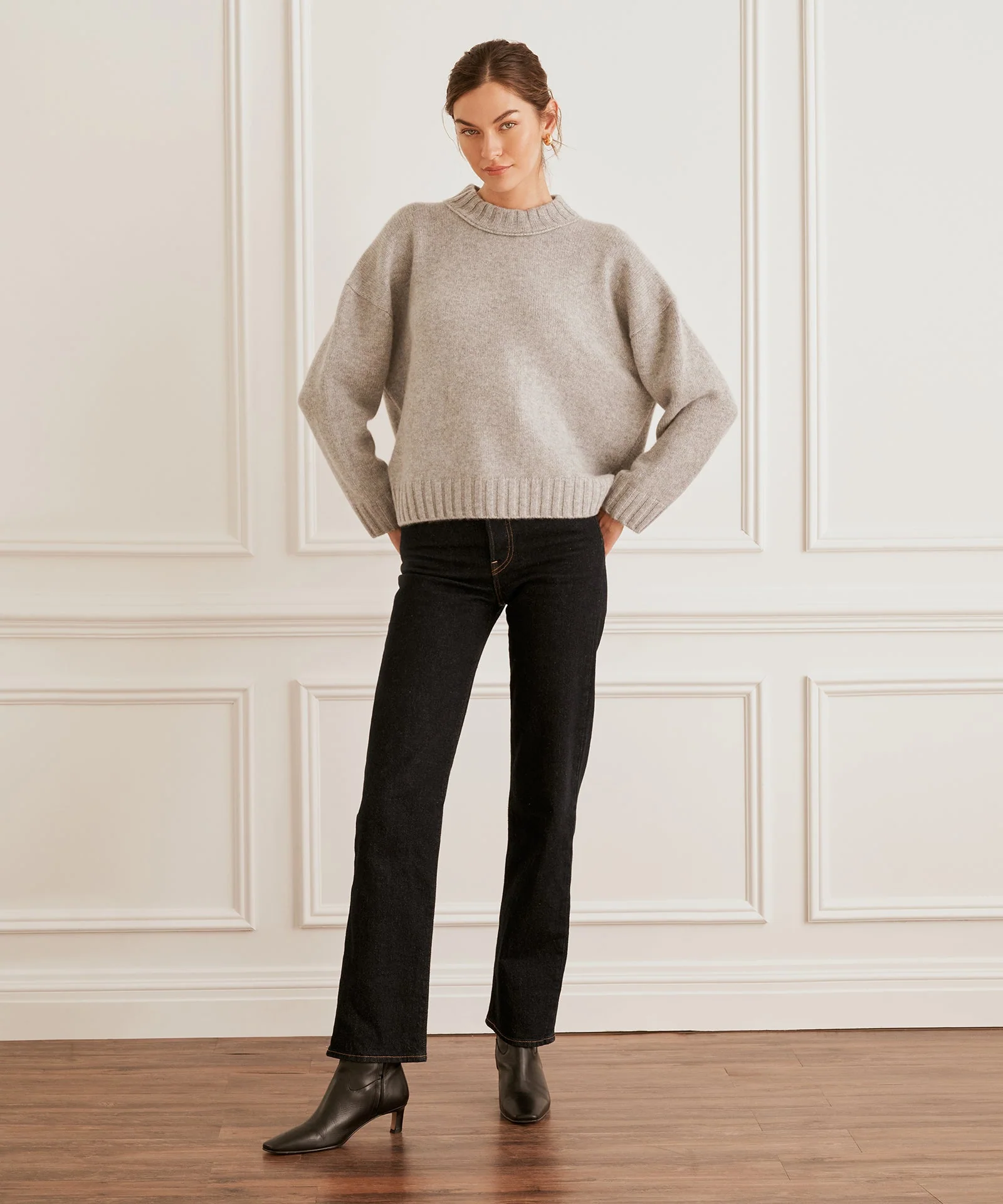 Super Luxe Cashmere Crewneck Sweater - Image 16
