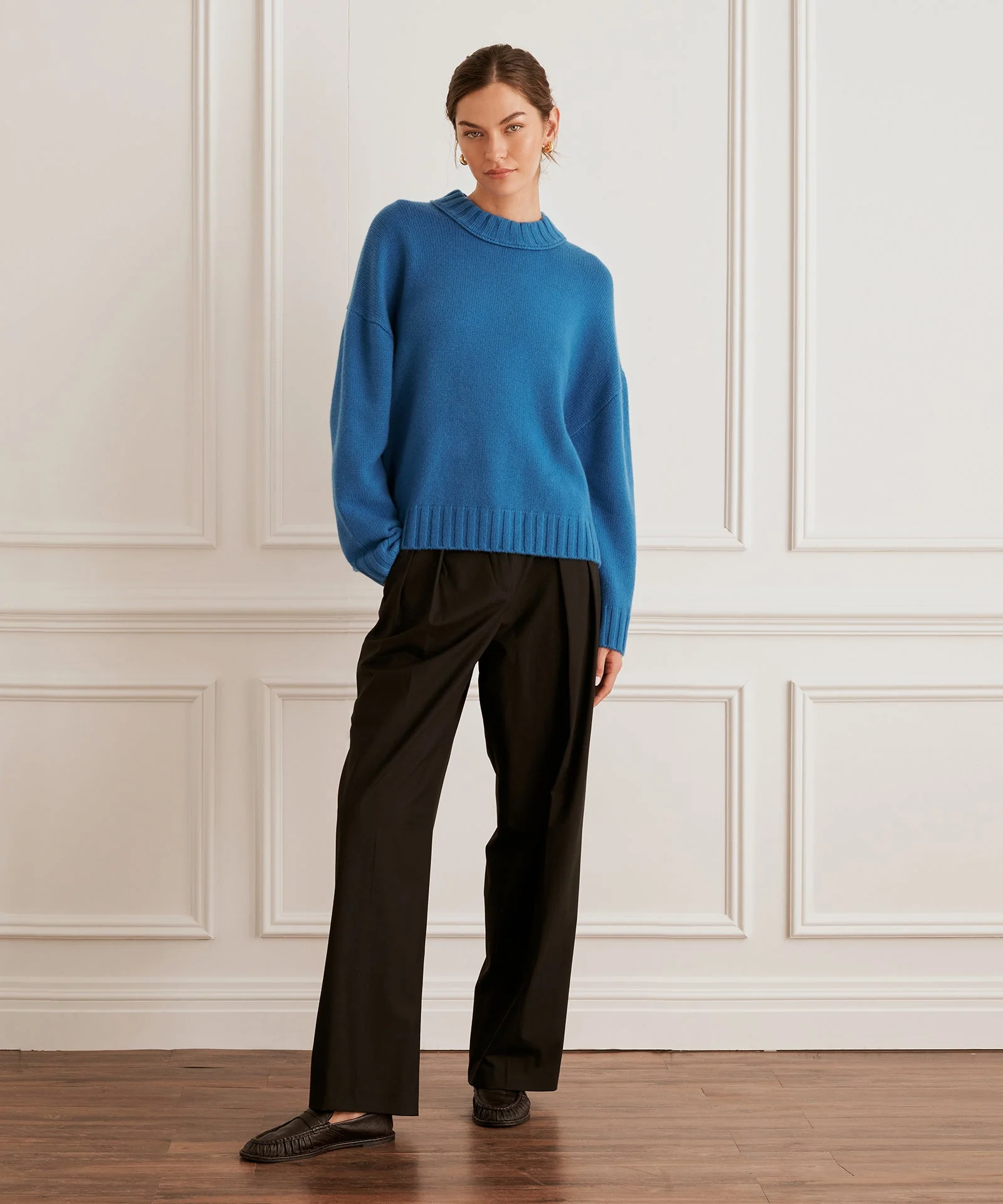 Super Luxe Cashmere Crewneck Sweater - Image 6