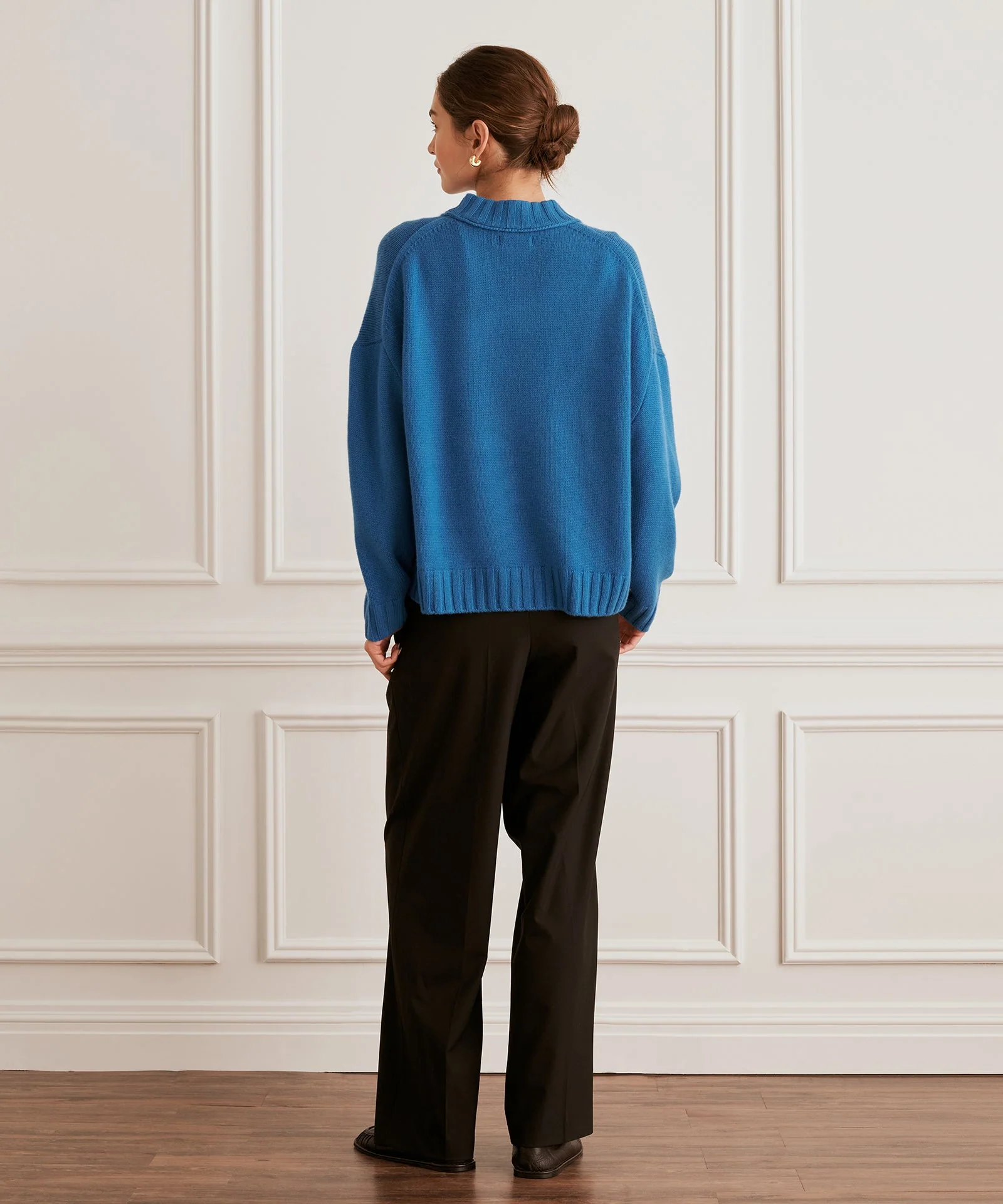 Super Luxe Cashmere Crewneck Sweater - Image 8