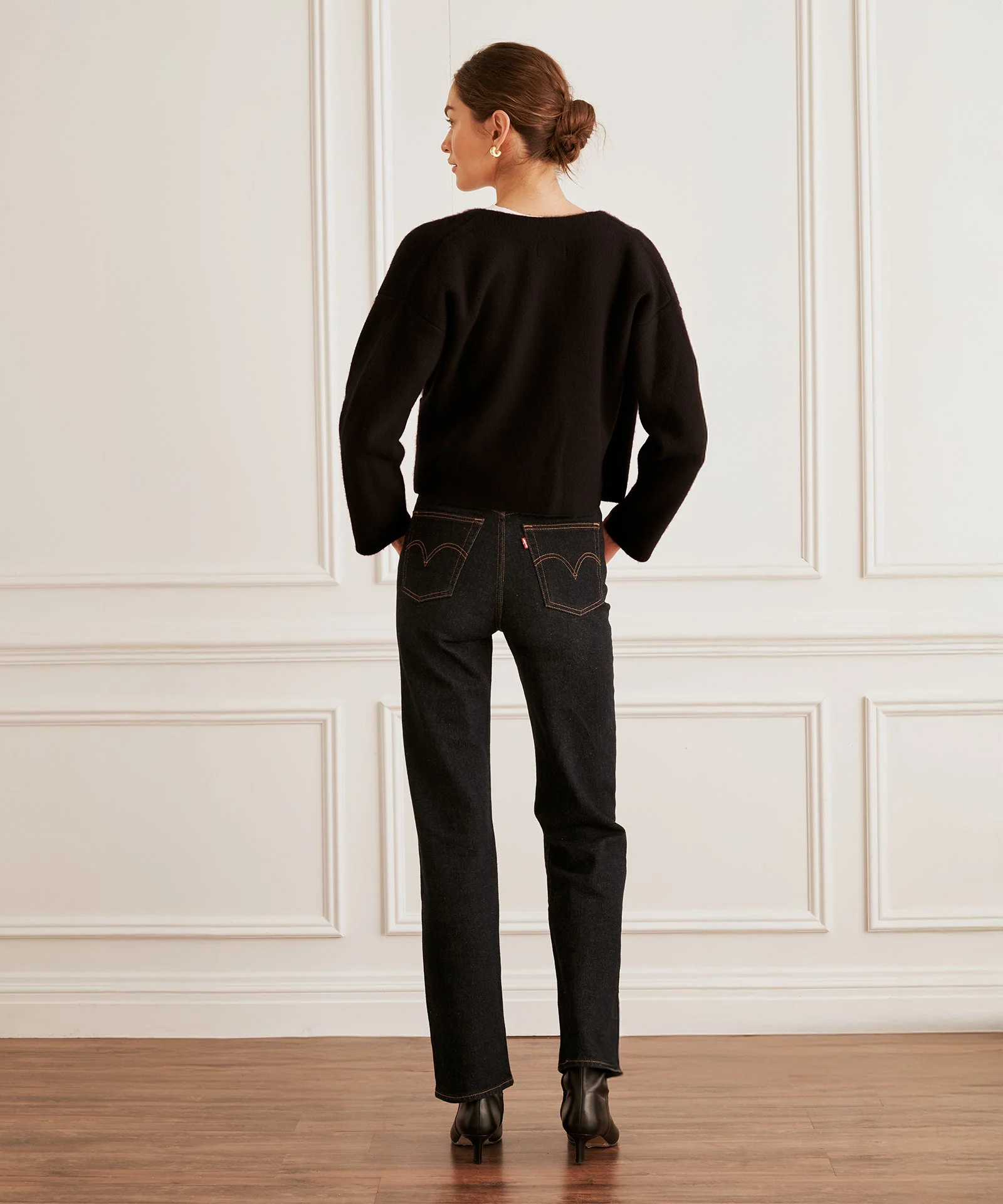 Super Luxe Cashmere Crossover Sweater - Image 9
