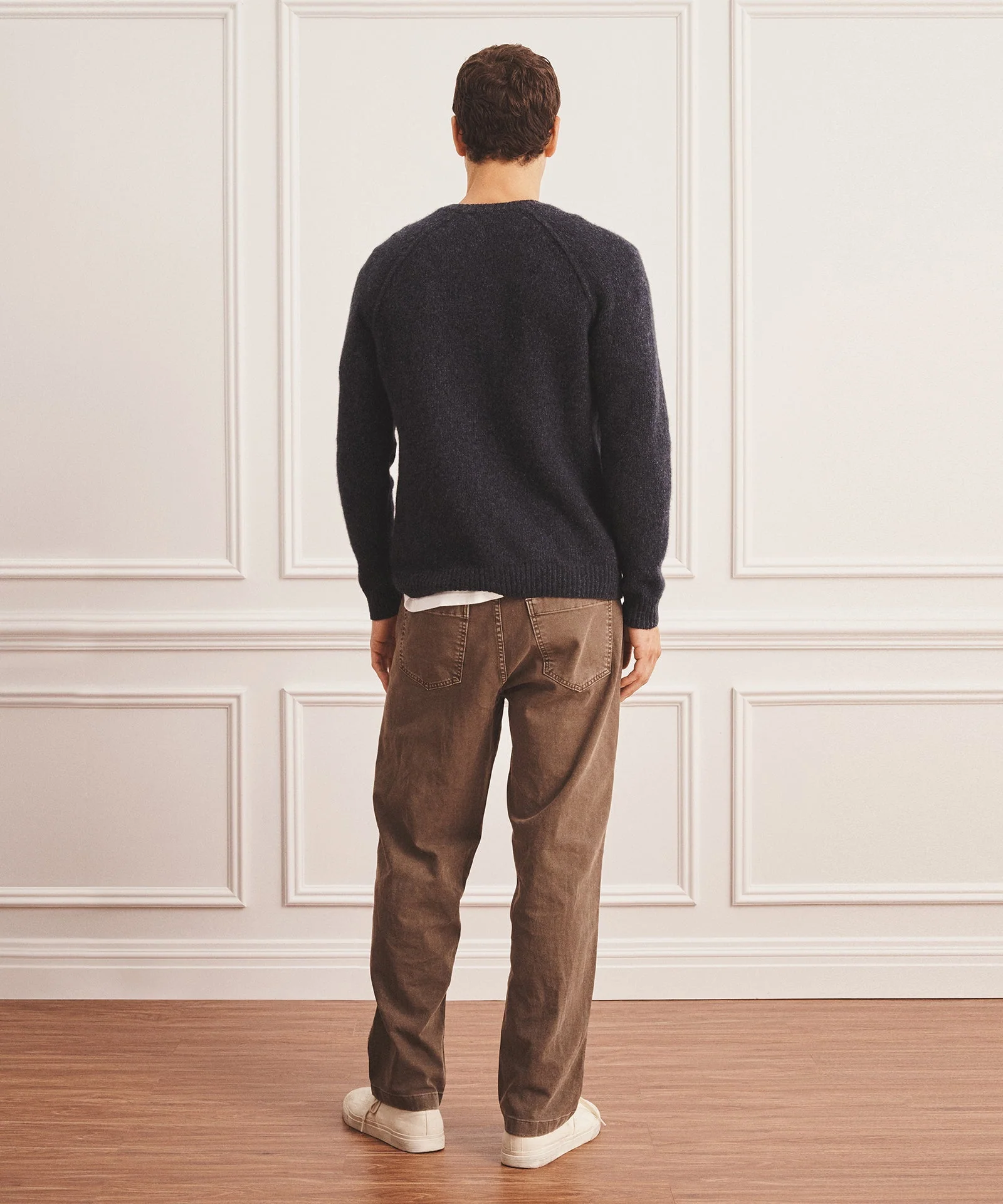Super Luxe Cashmere Donegal Crewneck Sweater - Image 9