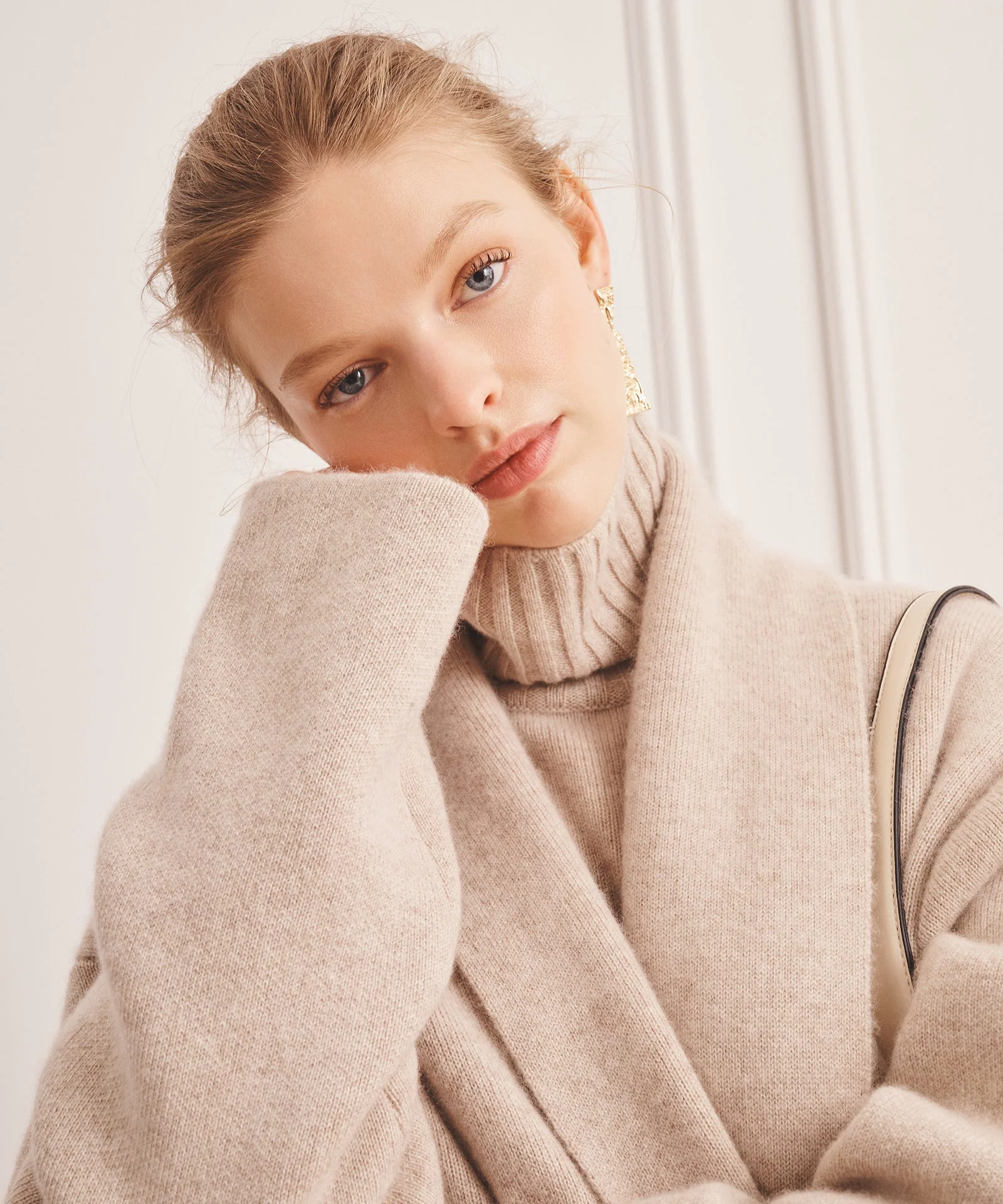 Super Luxe Cashmere Double Faced Shawl Collar Jacket - Image 7