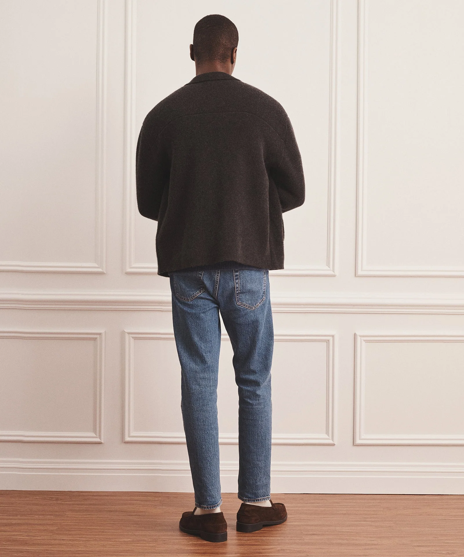 Super Luxe Cashmere Double Faced Utility Jacket - Image 12